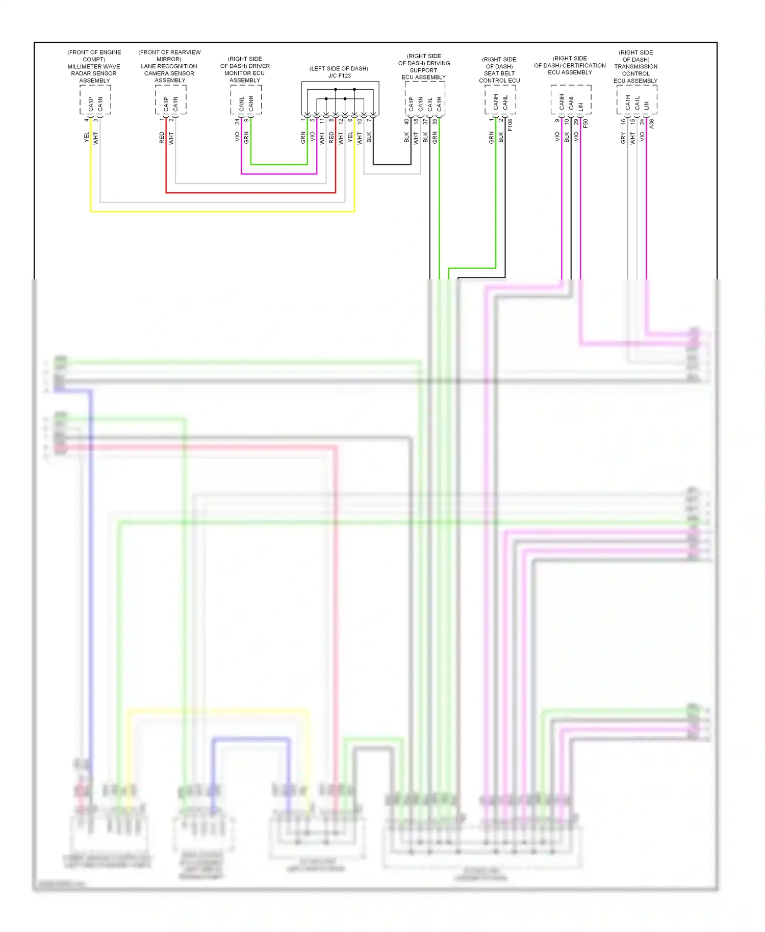 Lexus HS I (2009-2012) red wiring diagram  (14 of 98)