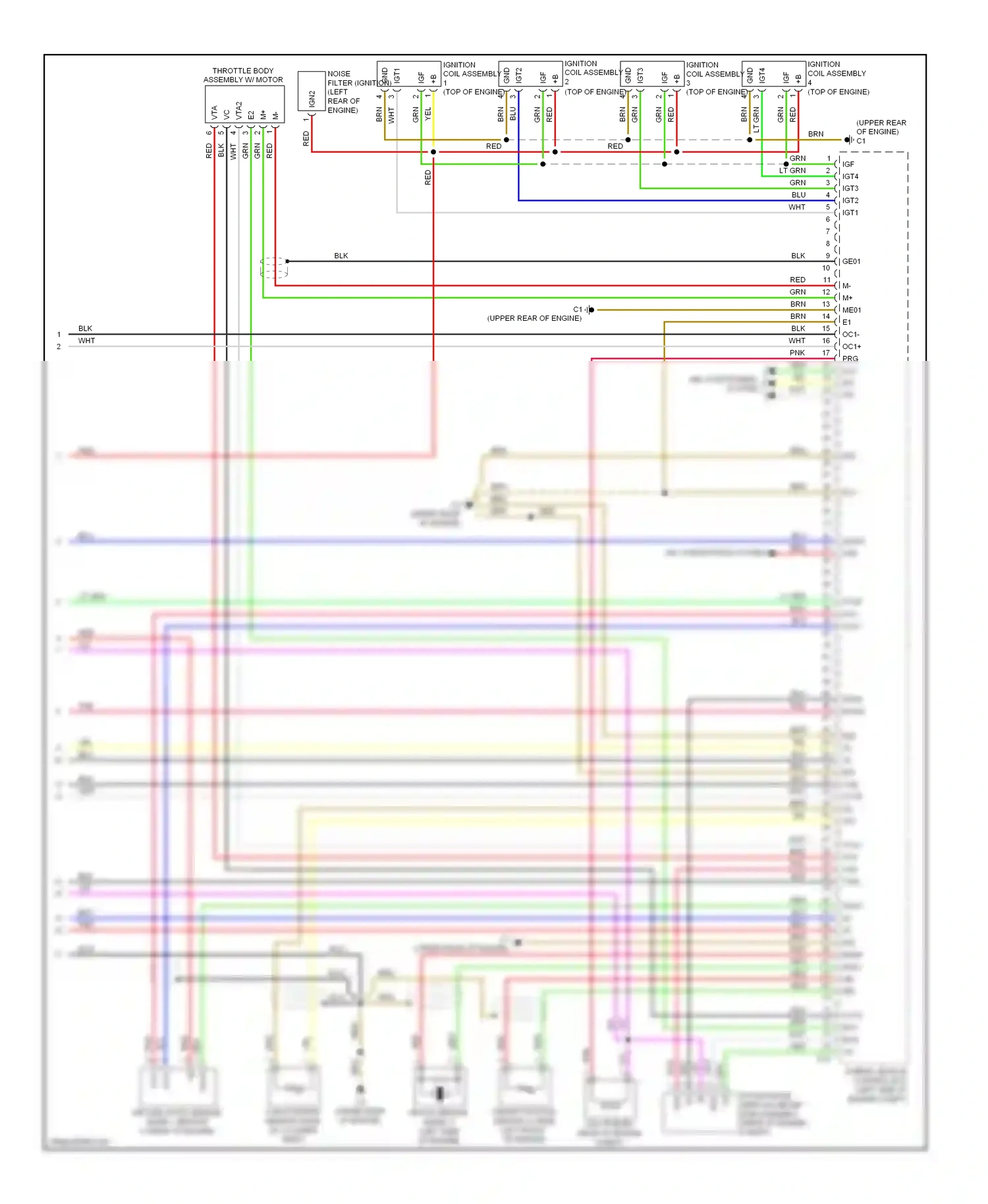 Lexus HS I (2009-2012) tha wiring diagram  (1 of 1)