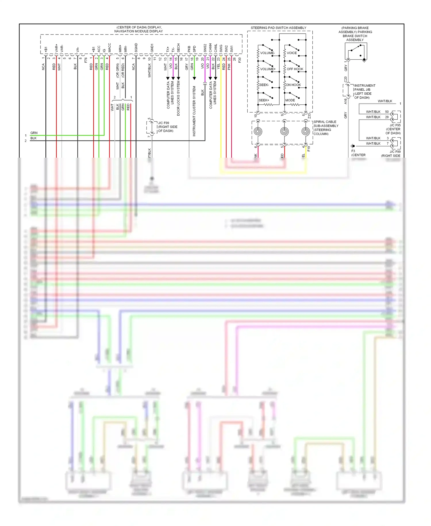 Lexus HS I (2009-2012) var+ wiring diagram  (1 of 2)