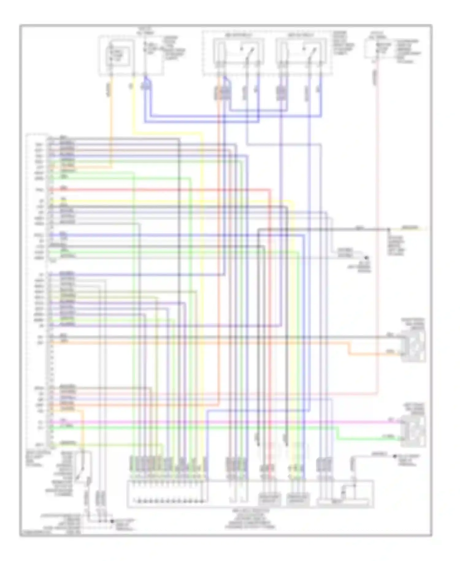 IS Lexus I (1999-2005): Anti-lock brakes circuit, with vsc (1 of 2)