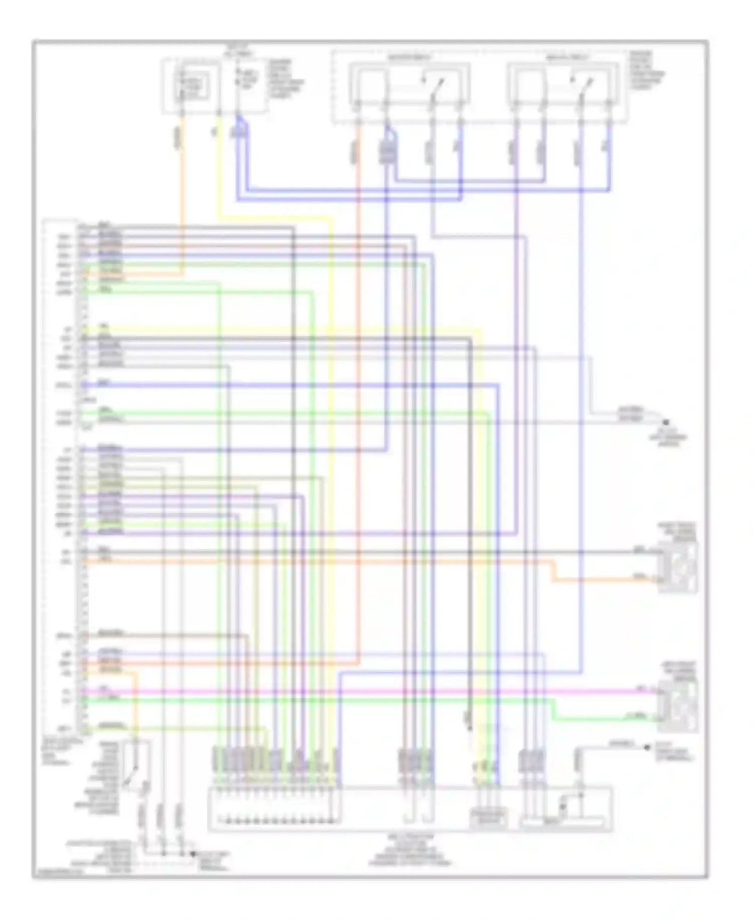 IS Lexus I (1999-2005): Anti-lock brakes circuit, without vsc (1 of 2)