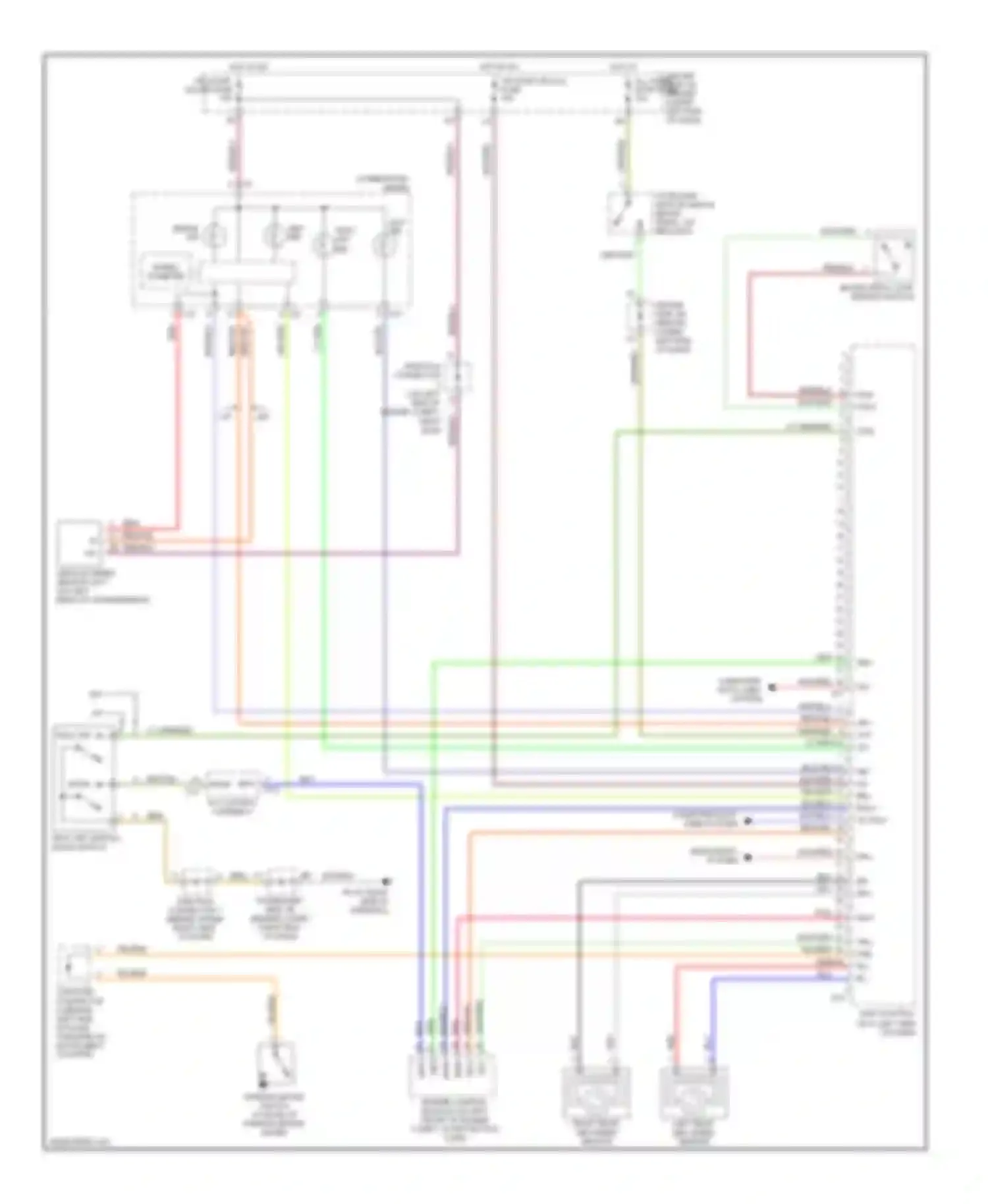 IS Lexus I (1999-2005): Anti-lock brakes circuit, without vsc (2 of 2)