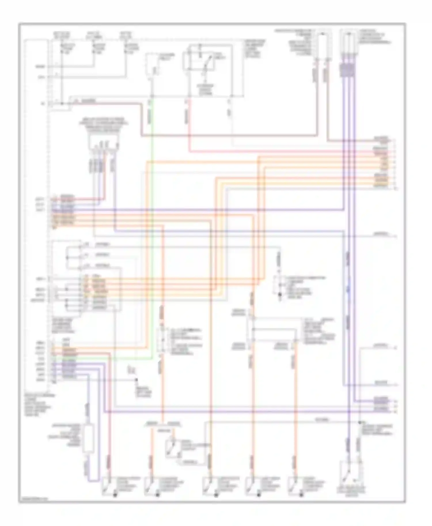 IS Lexus I (1999-2005): Anti-theft circuit (1 of 3)