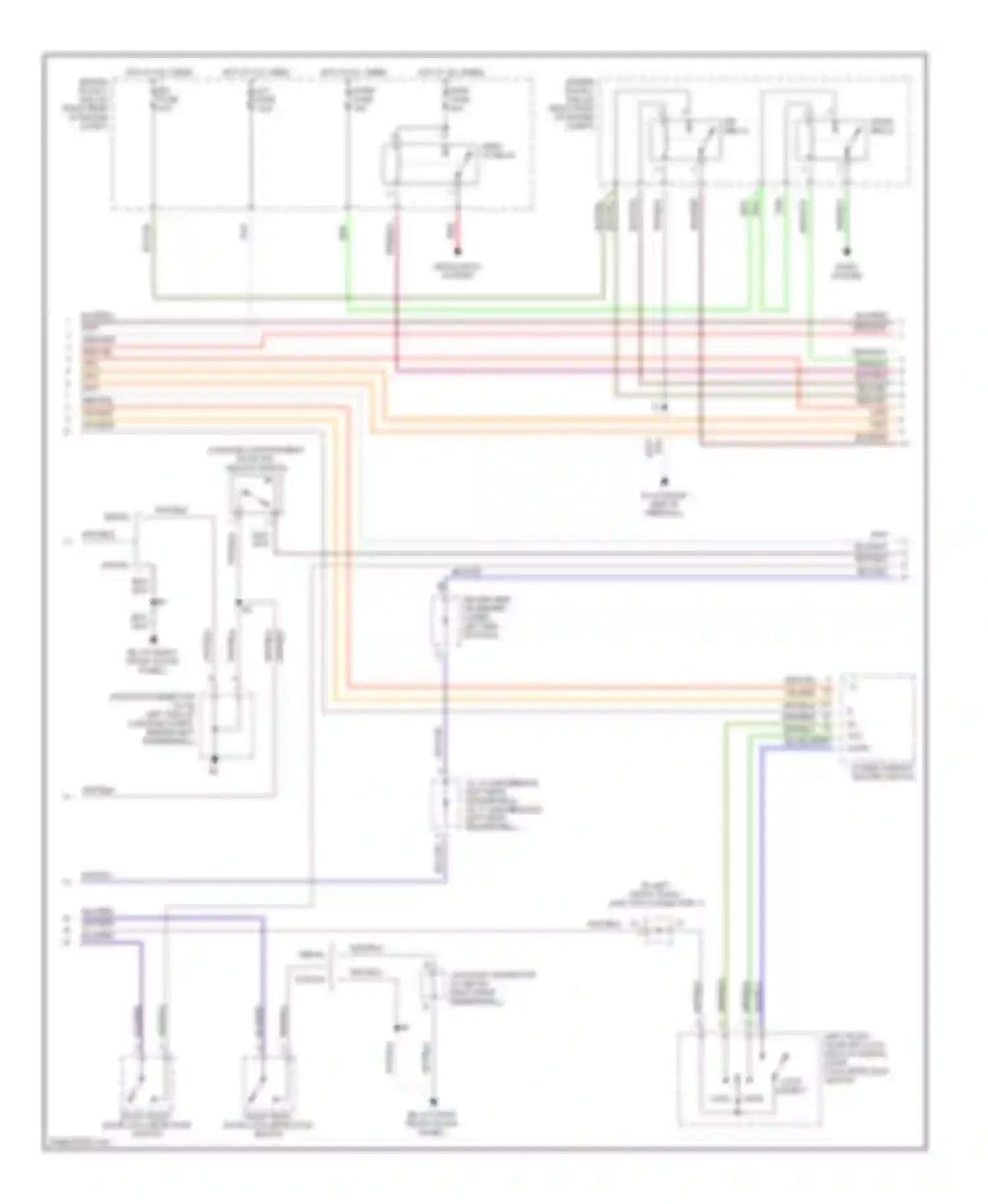IS Lexus I (1999-2005): Anti-theft circuit (2 of 3)