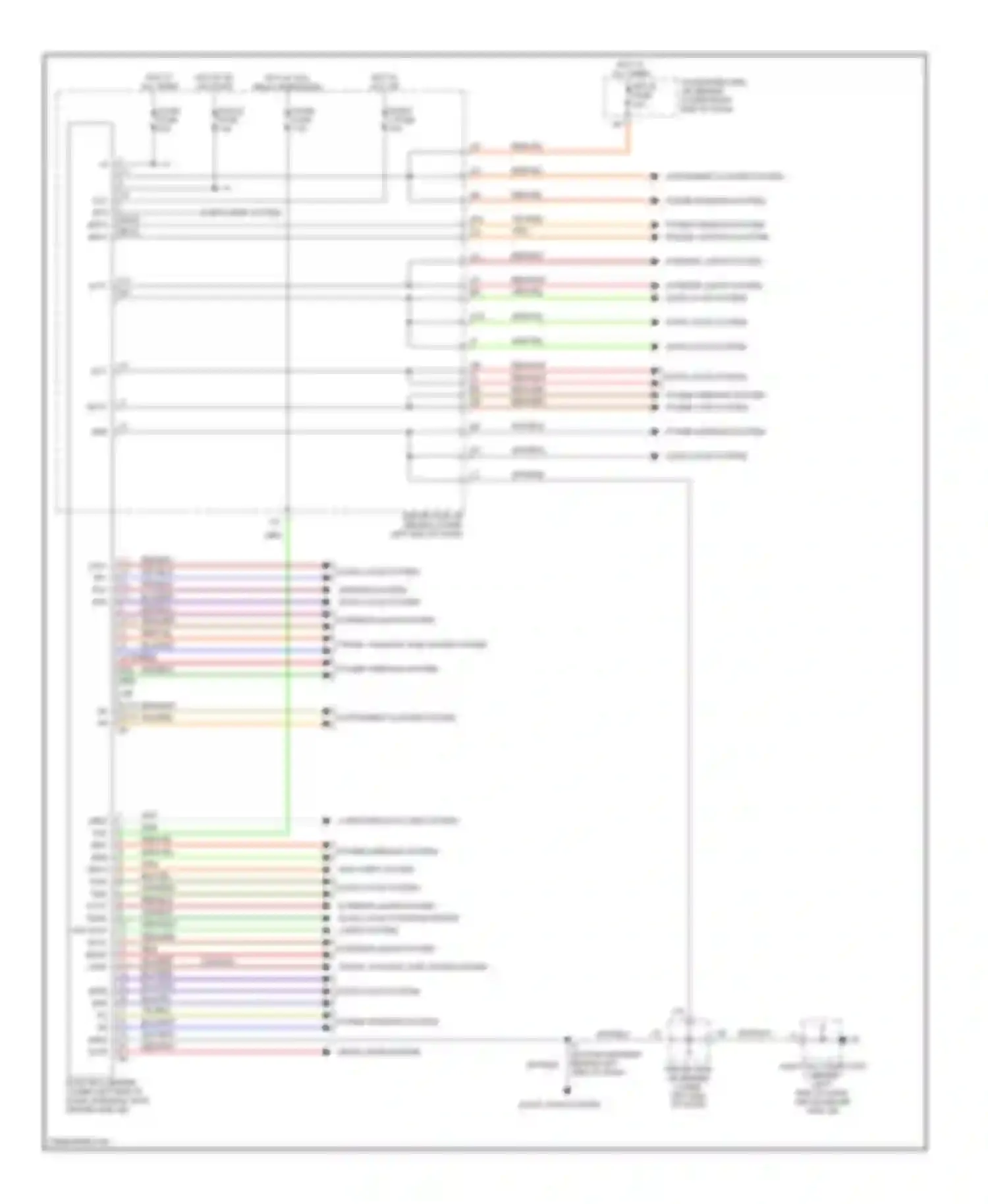 IS Lexus I (1999-2005): Body control modules circuit
