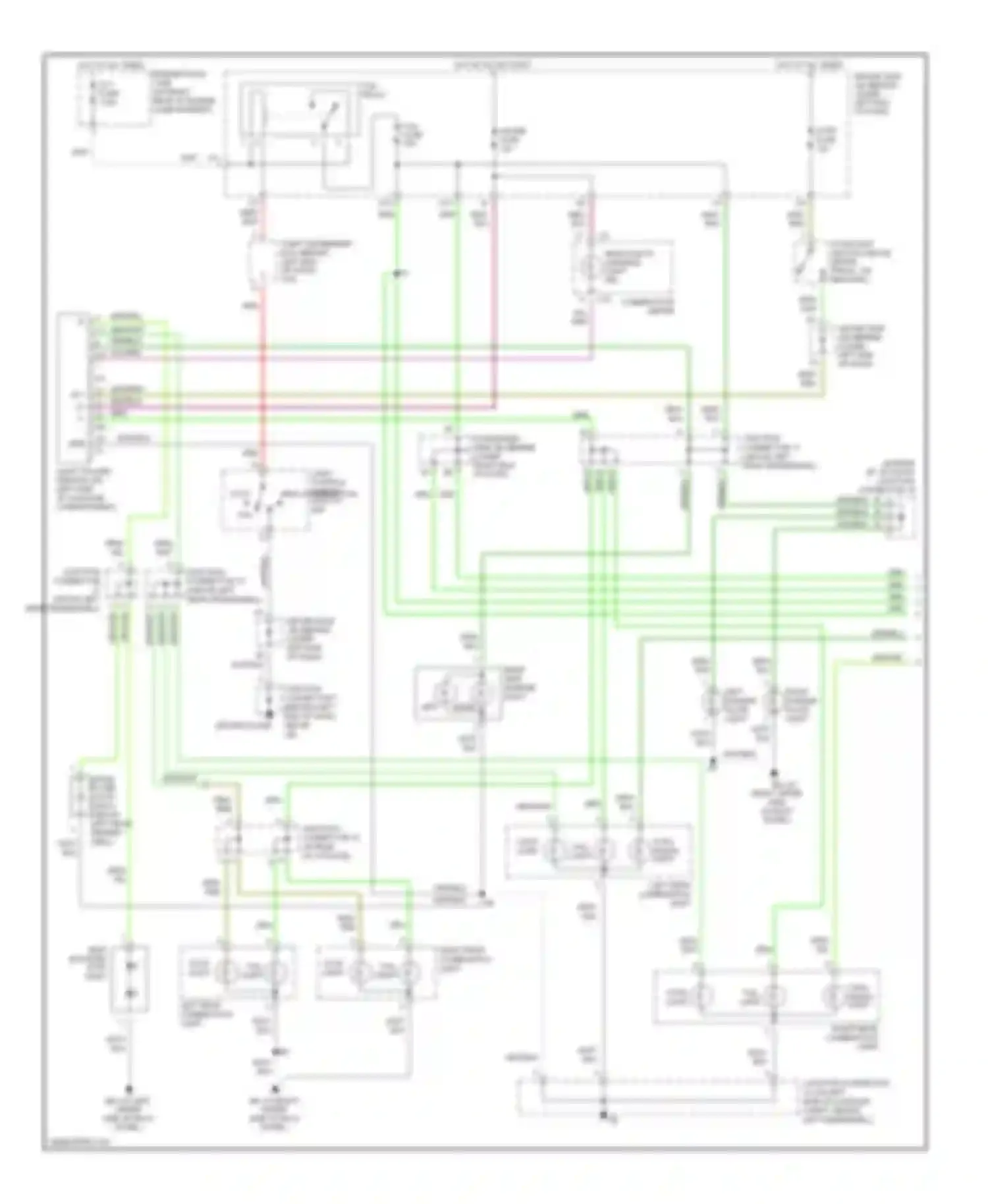 IS Lexus I (1999-2005): Exterior lamps circuit, wagon (1 of 2)