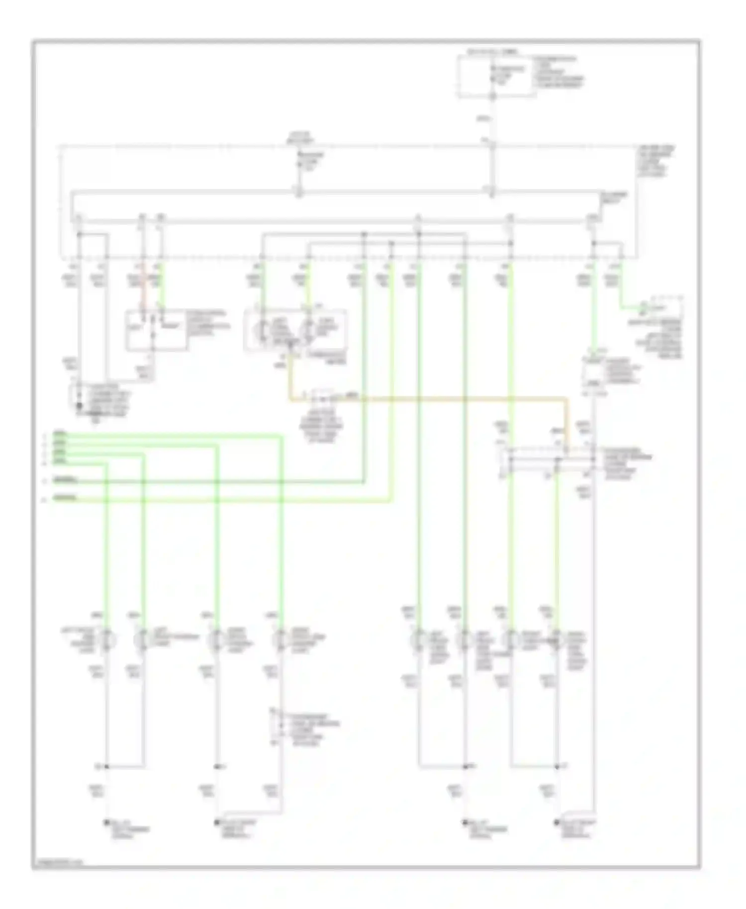 IS Lexus I (1999-2005): Exterior lamps circuit, wagon (2 of 2)