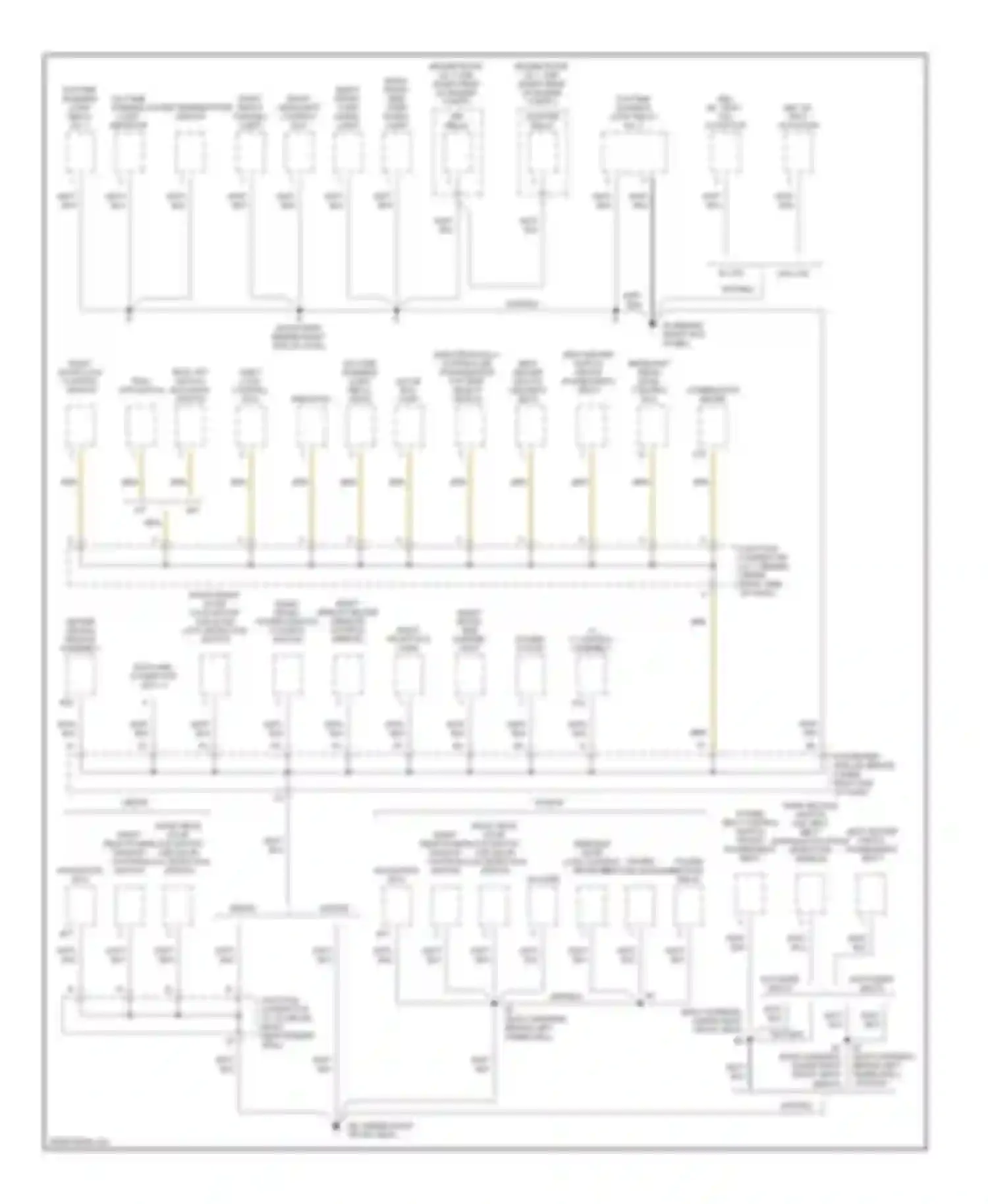 IS Lexus I (1999-2005): Ground distribution circuit (3 of 3)