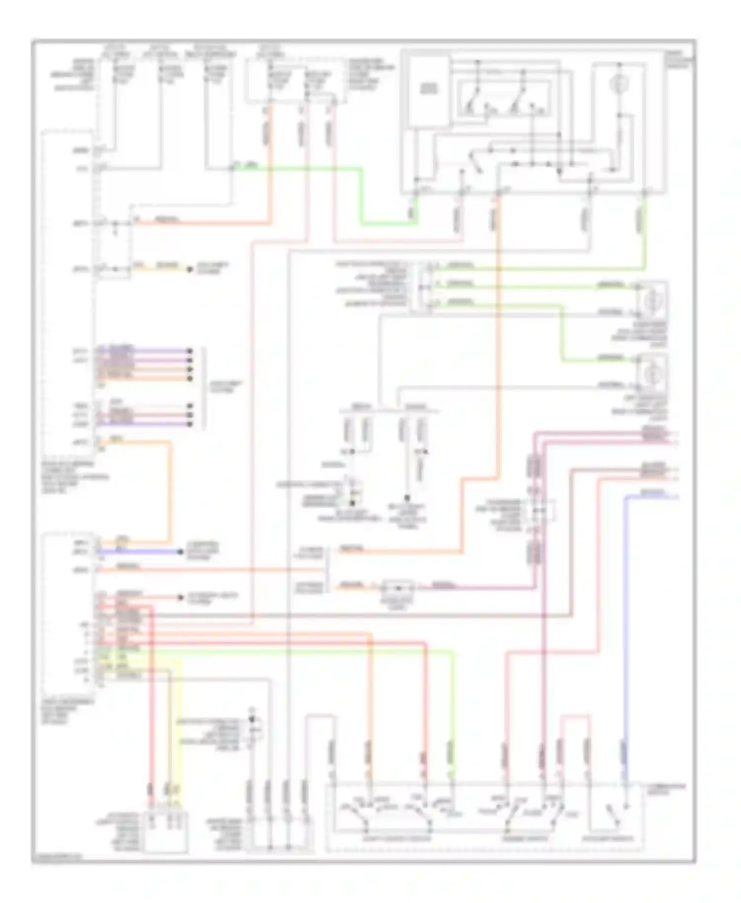 IS Lexus I (1999-2005): Headlamps circuit (1 of 2)