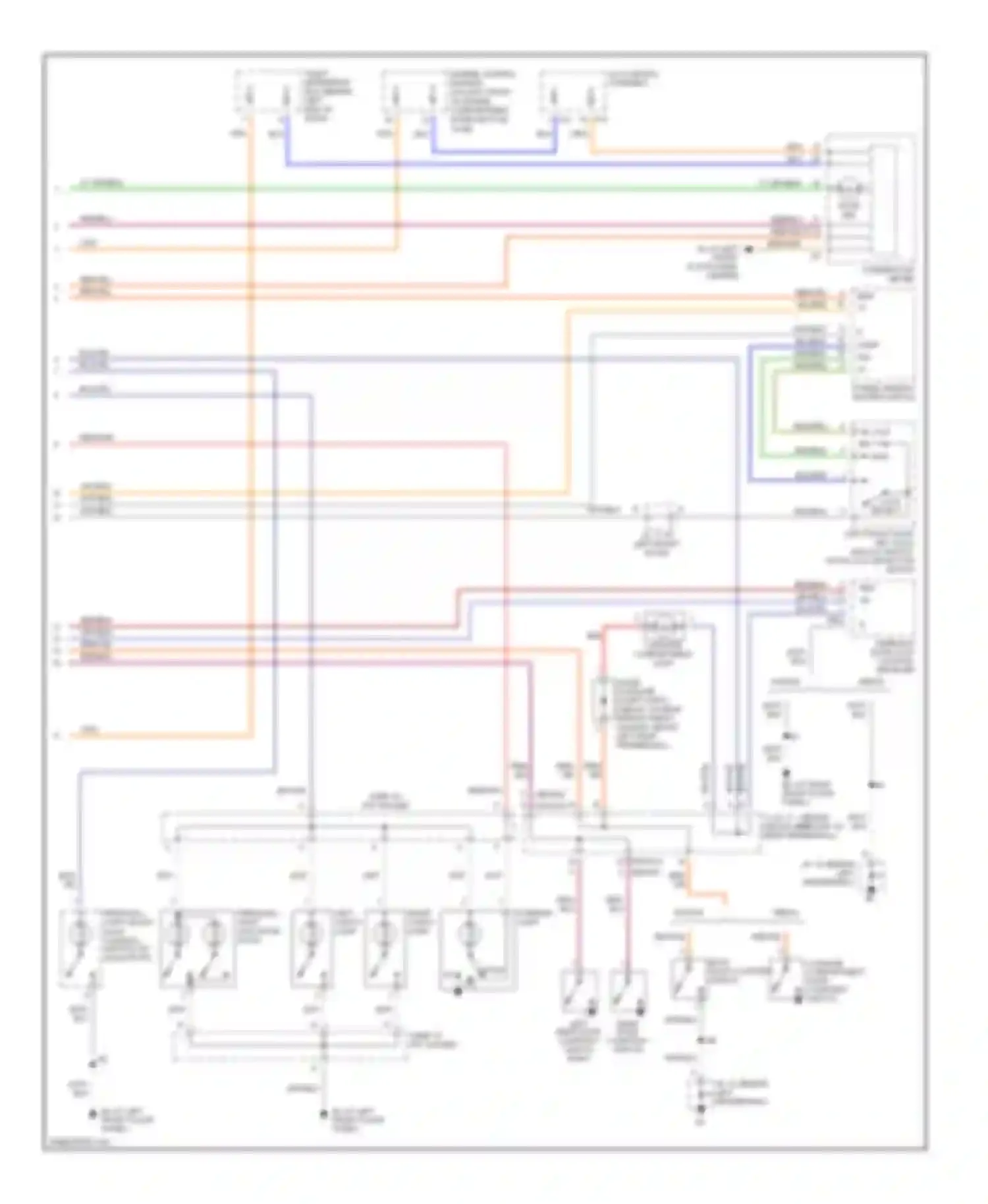 IS Lexus I (1999-2005): Courtesy lamps circuit (2 of 2)