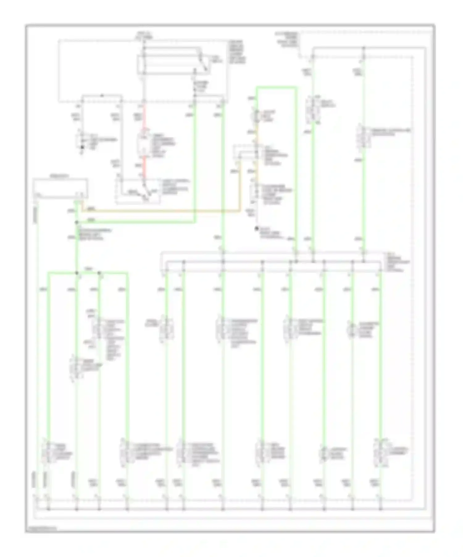 IS Lexus I (1999-2005): Instrument illumination circuit
