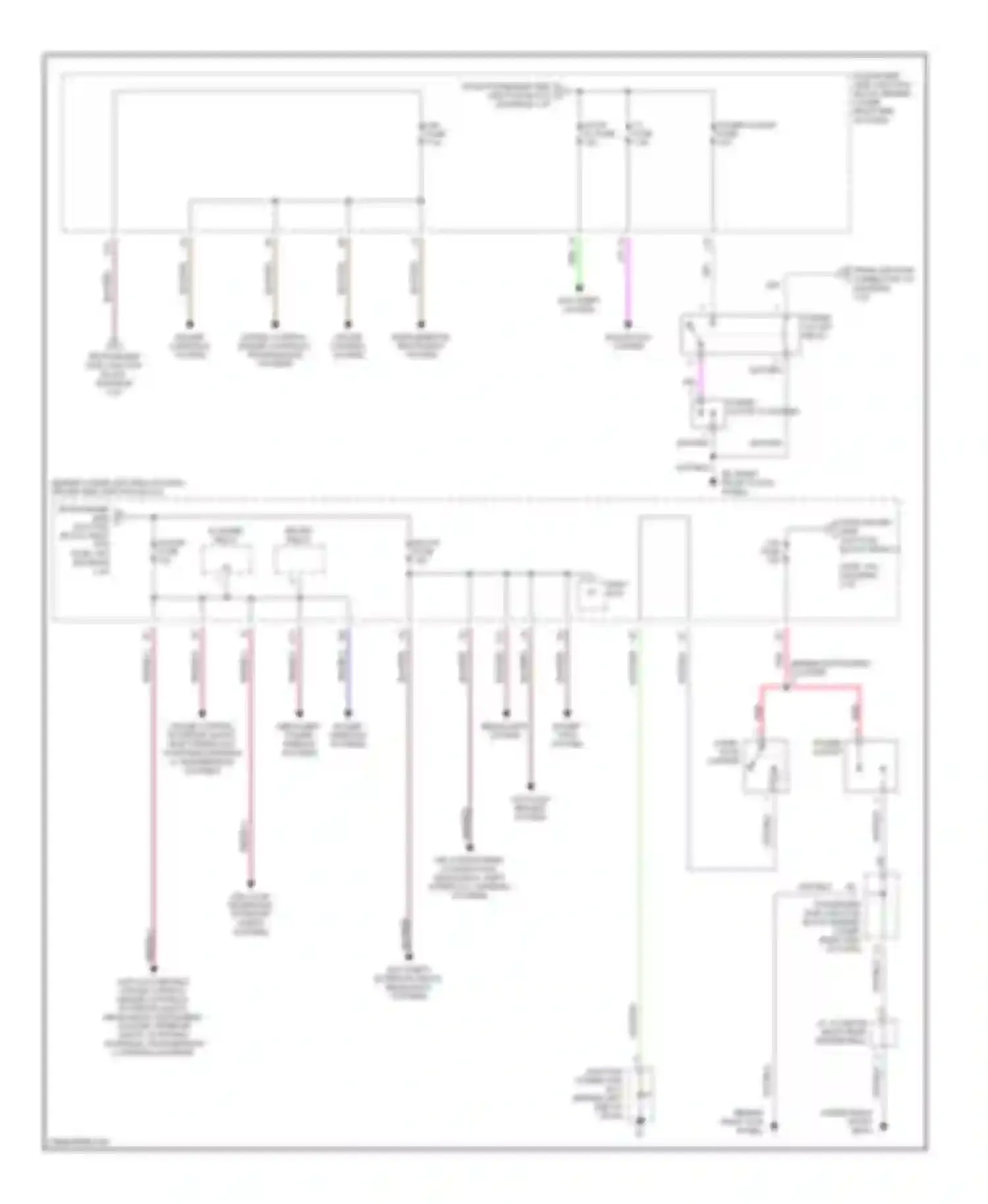 IS Lexus I (1999-2005): Power distribution circuit (3 of 3)