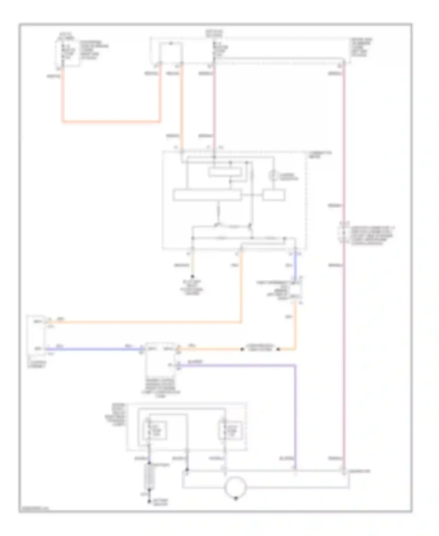 IS Lexus I (1999-2005): Charging circuit