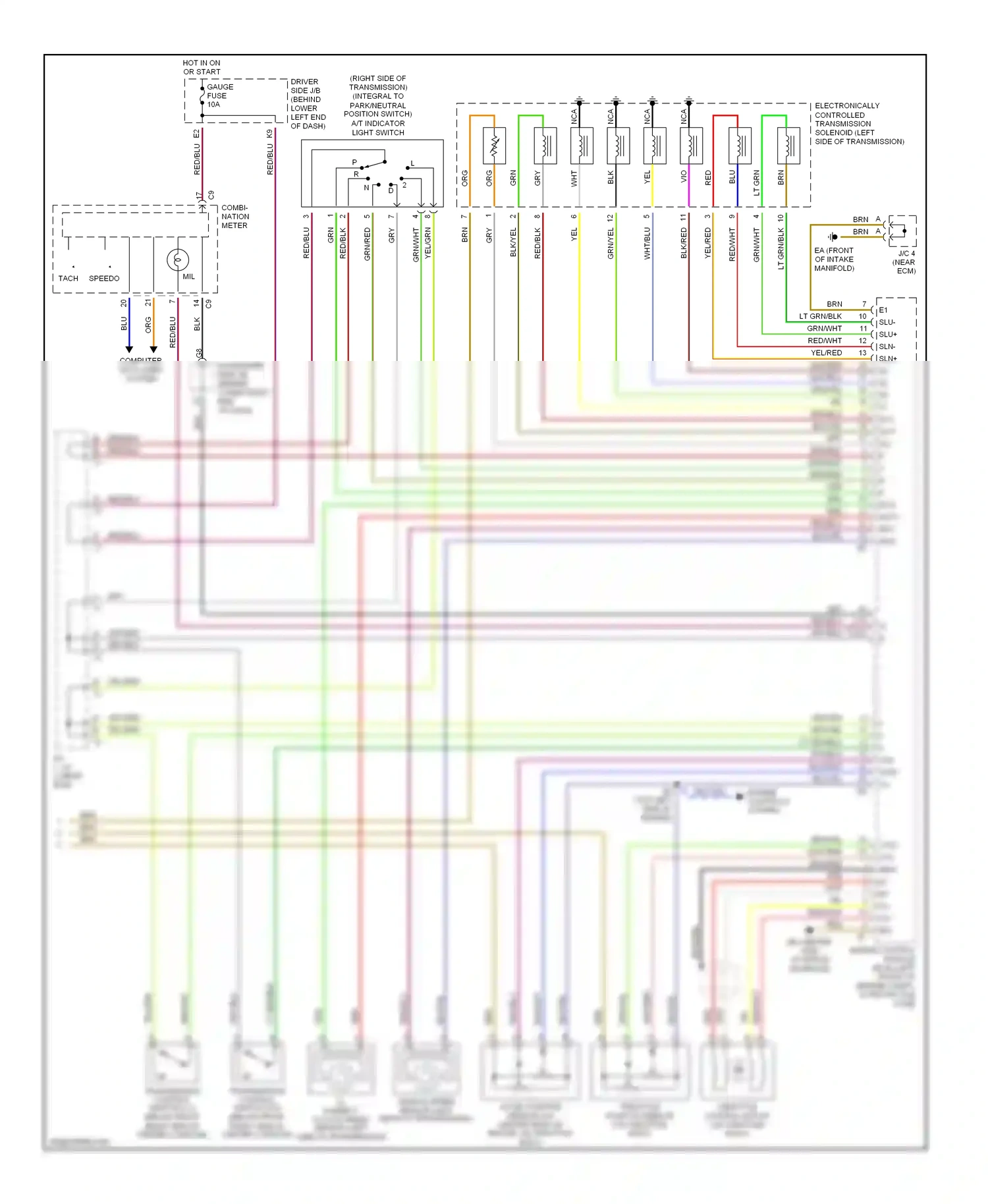 Wiring diagram org/ for Lexus IS I (1999-2005) (22 of 29)