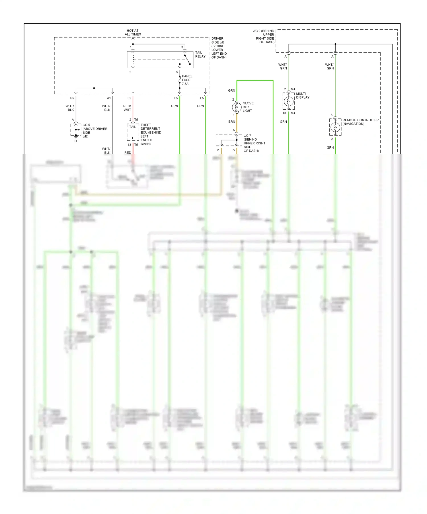 Wiring diagram red for Lexus IS I (1999-2005) (26 of 45)