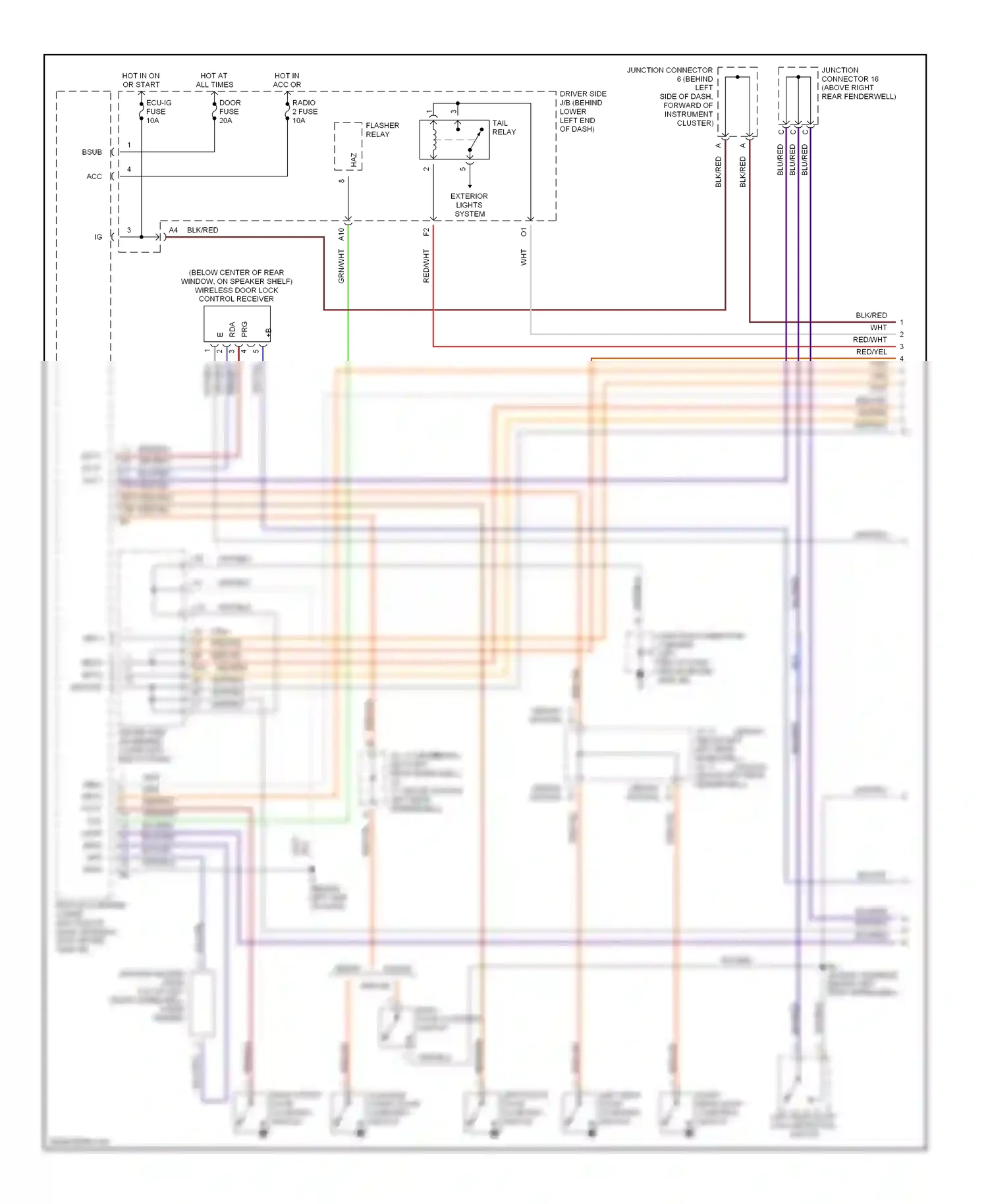 Wiring diagram wht for Lexus IS I (1999-2005) (36 of 55)