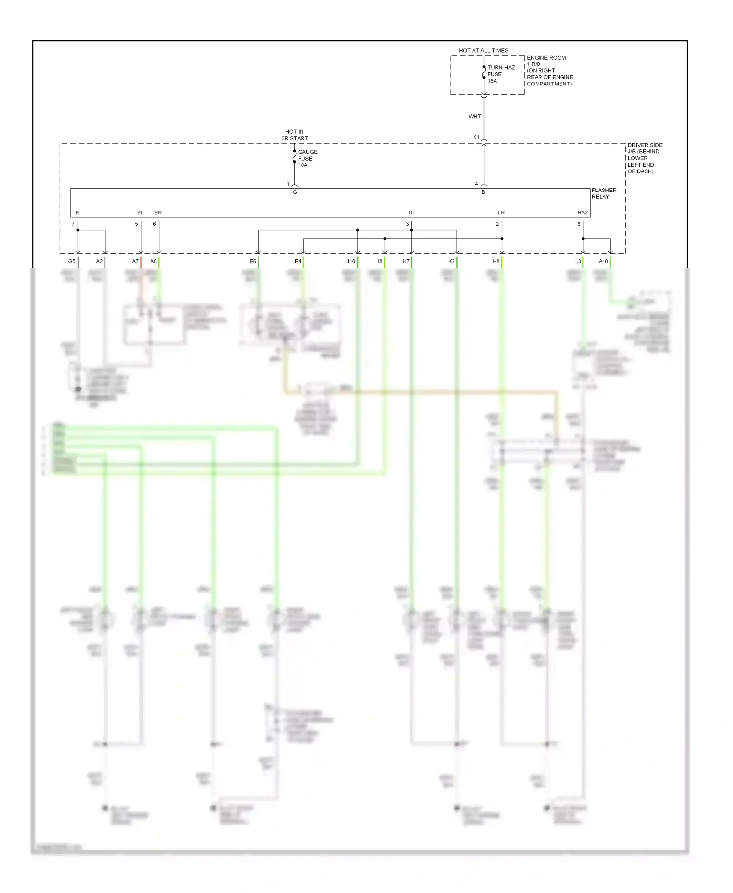 Wiring diagram wht for Lexus IS I (1999-2005) (12 of 55)