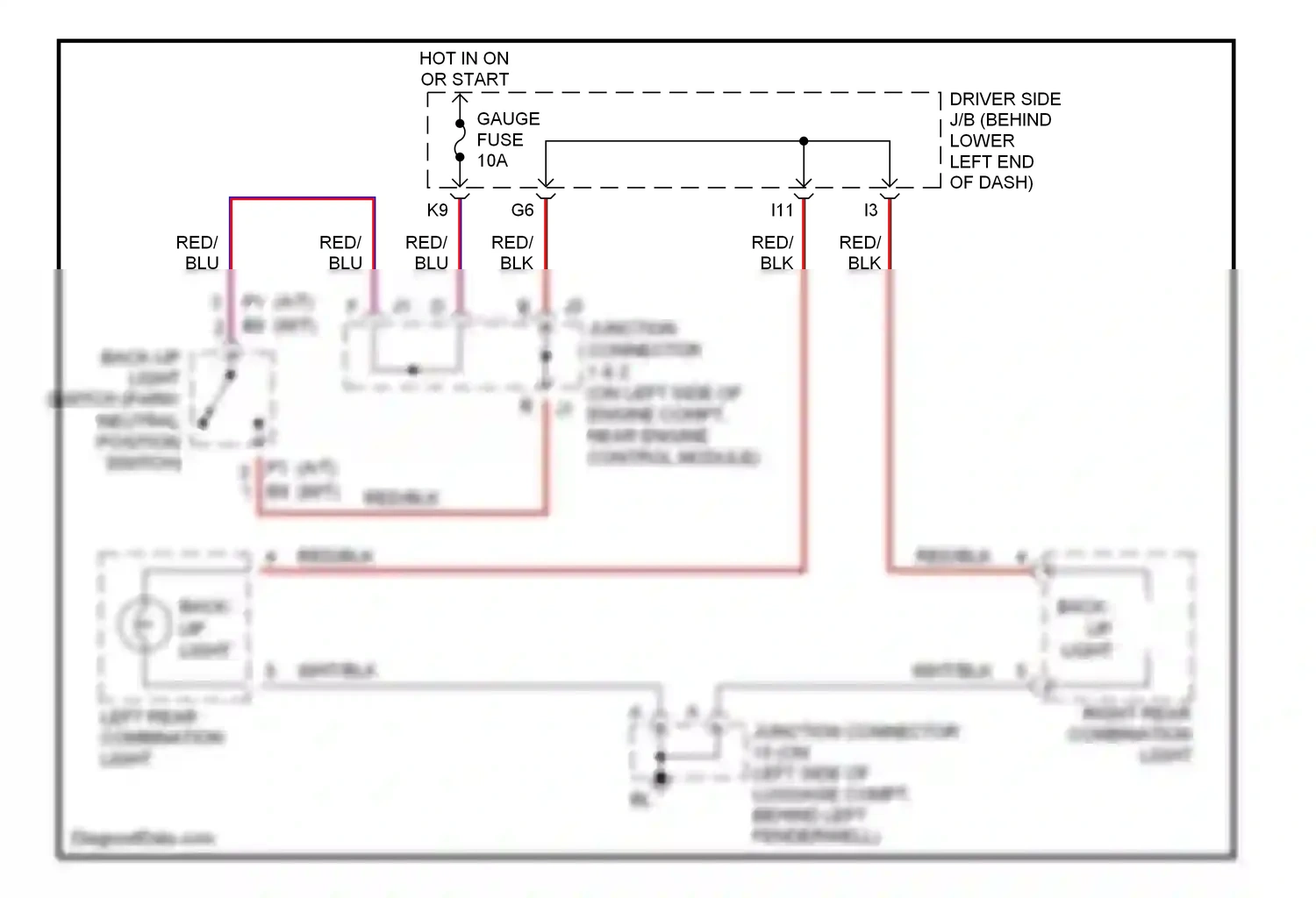 Wiring diagram wht/blk for Lexus IS I (1999-2005) (11 of 48)