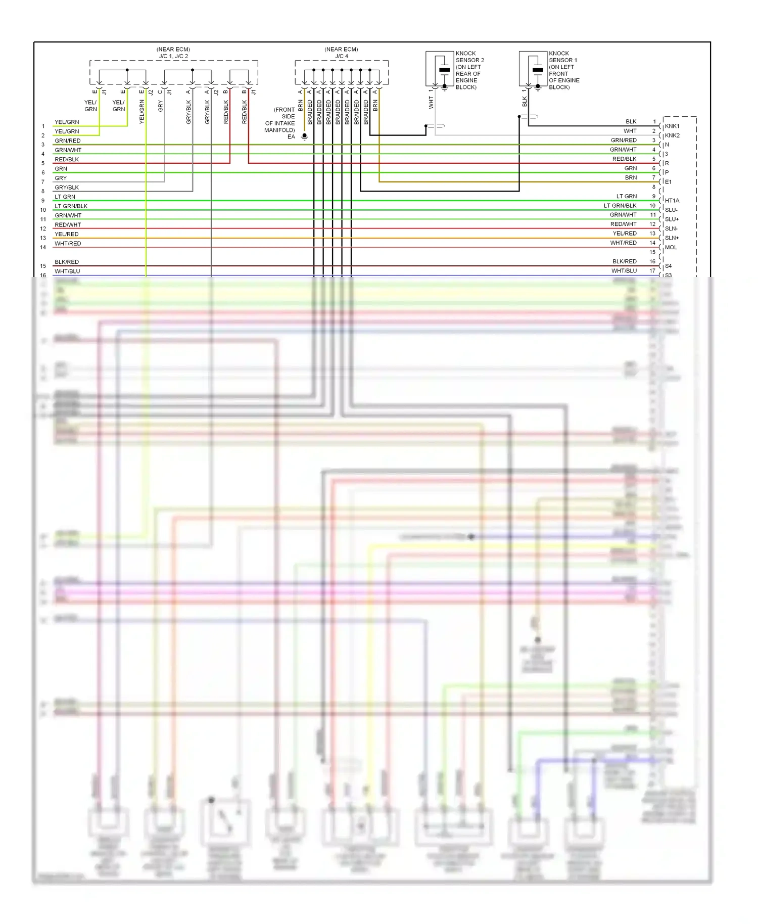 Wiring diagram wht/blu for Lexus IS I (1999-2005) (20 of 21)