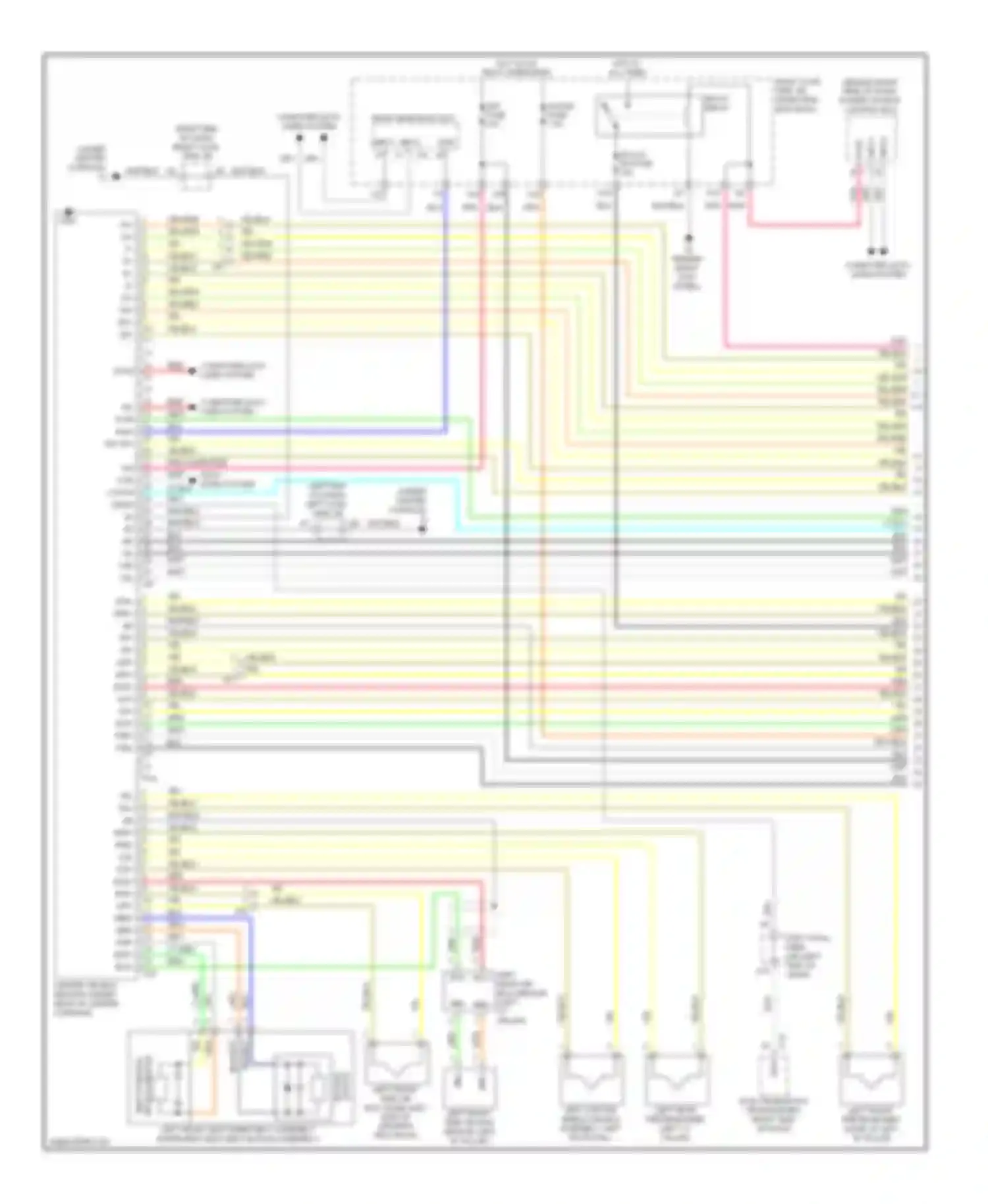 IS Lexus II facelift 2 (2010-2016): Supplemental restraint circuit (1 of 3)
