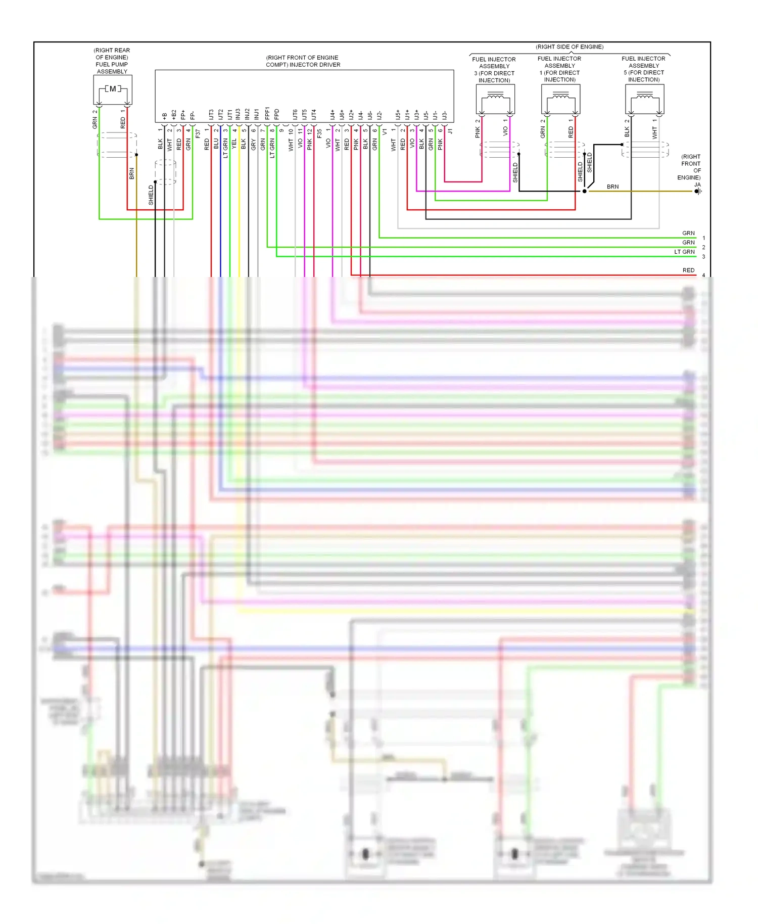 Wiring diagram blk for Lexus IS II facelift 2 (2010-2016) (200 of 243)