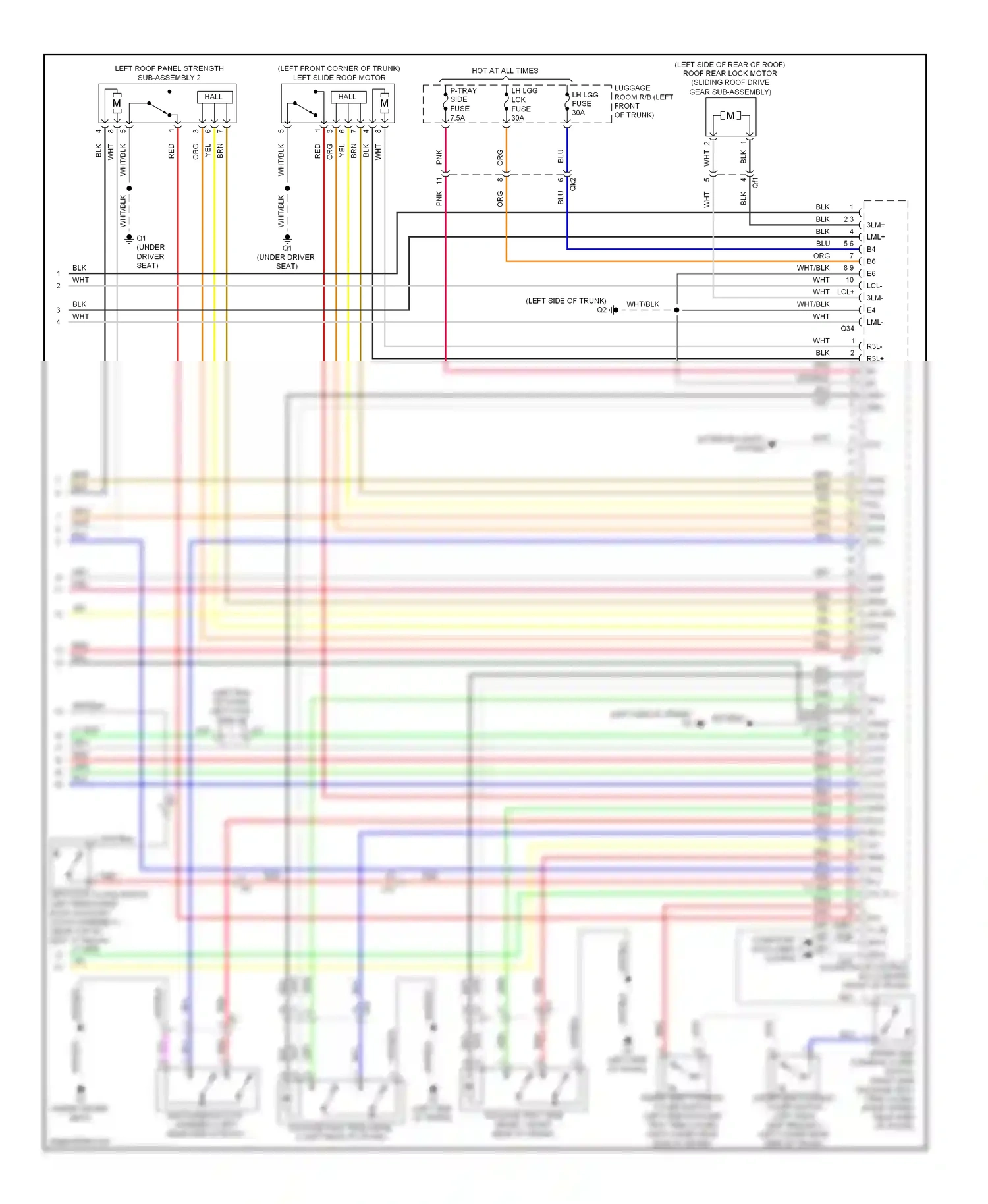 Wiring diagram blk for Lexus IS II facelift 2 (2010-2016) (177 of 243)
