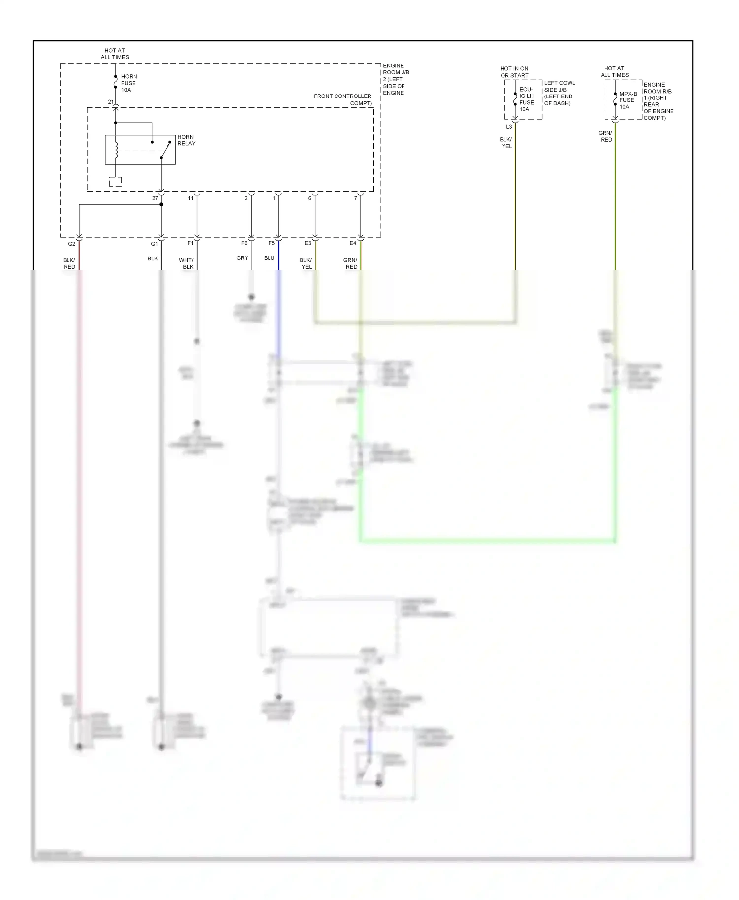 Wiring diagram blu for Lexus IS II facelift 2 (2010-2016) (48 of 231)