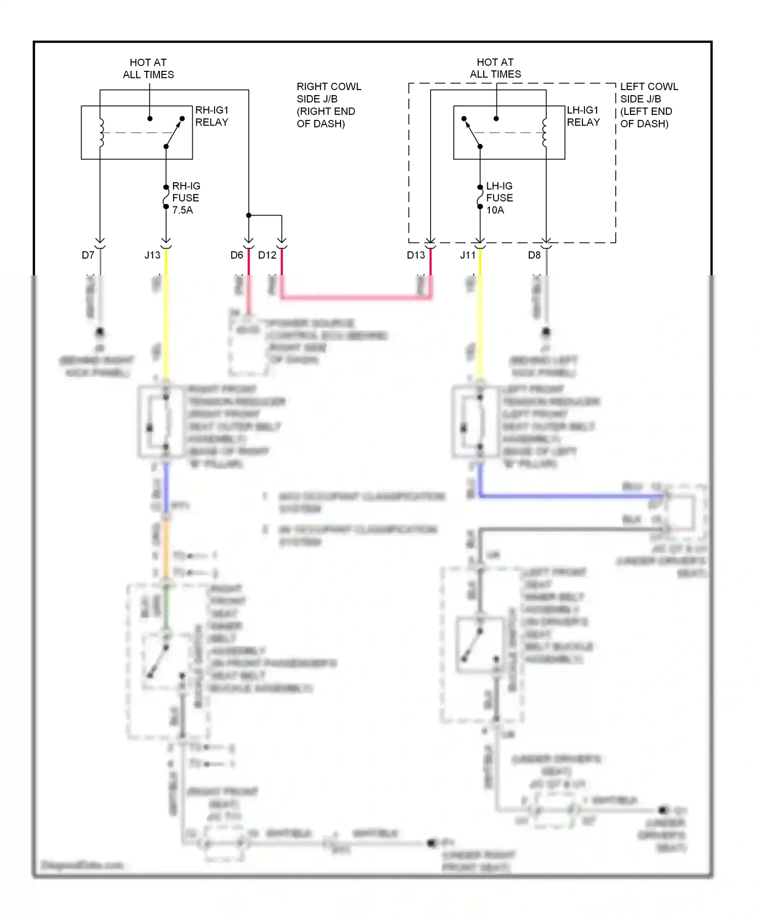 Wiring diagram blu for Lexus IS II facelift 2 (2010-2016) (71 of 231)