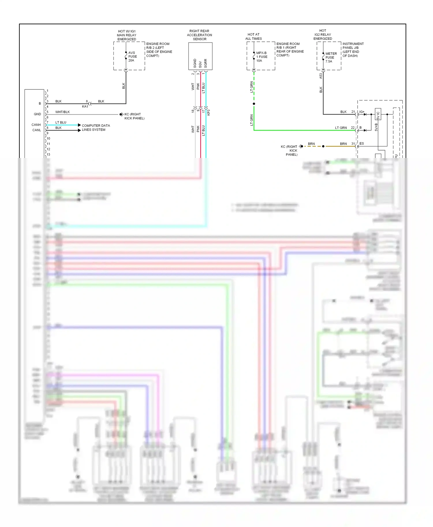Wiring diagram can i/f for Lexus IS II facelift 2 (2010-2016) (3 of 19)