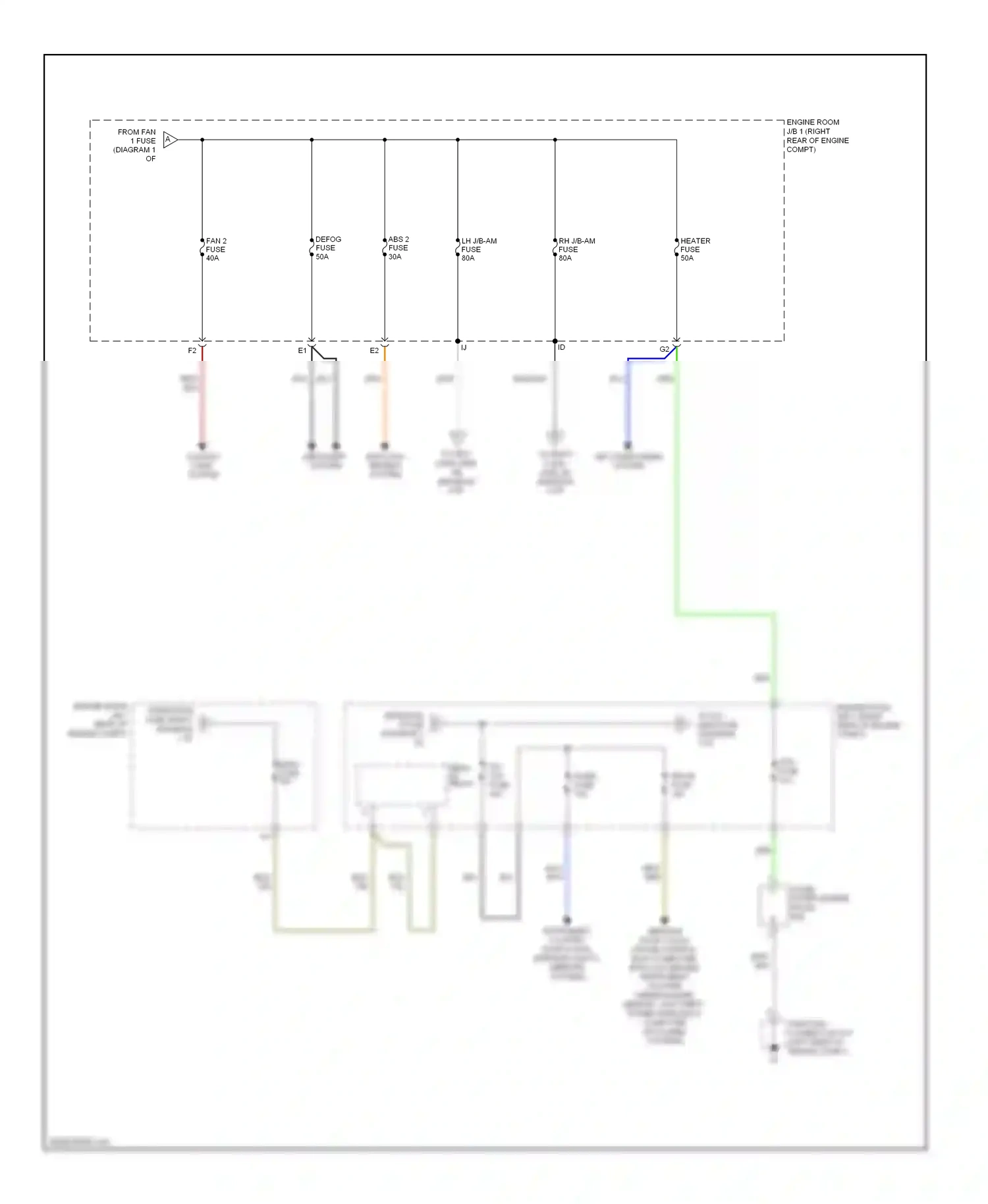 Wiring diagram head lp relay for Lexus IS II facelift 2 (2010-2016) (5 of 6)