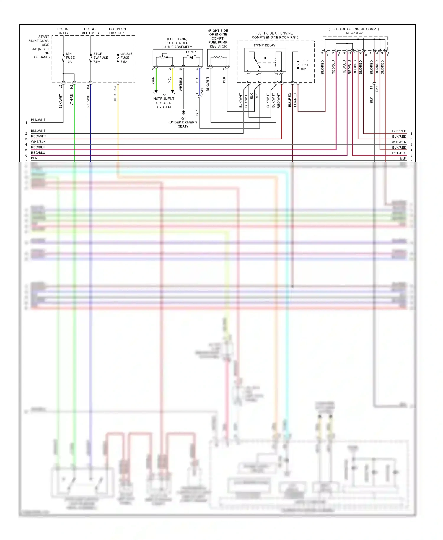 Lexus IS II facelift 2 (2010-2016) (left kick panel) wiring diagram  (26 of 27)