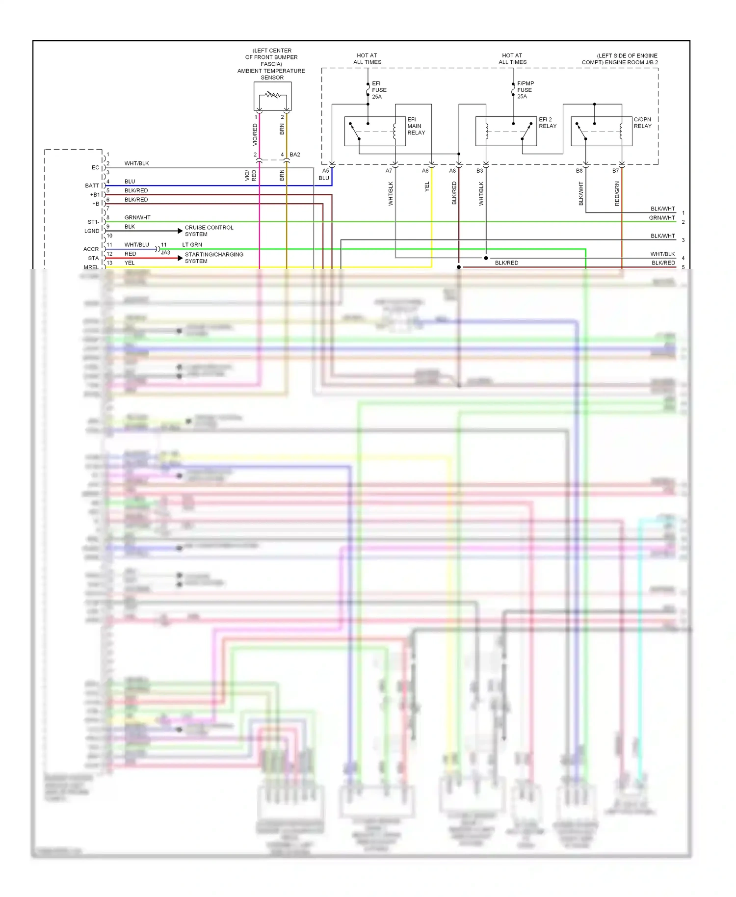 Lexus IS II facelift 2 (2010-2016) (left kick panel) wiring diagram  (23 of 27)