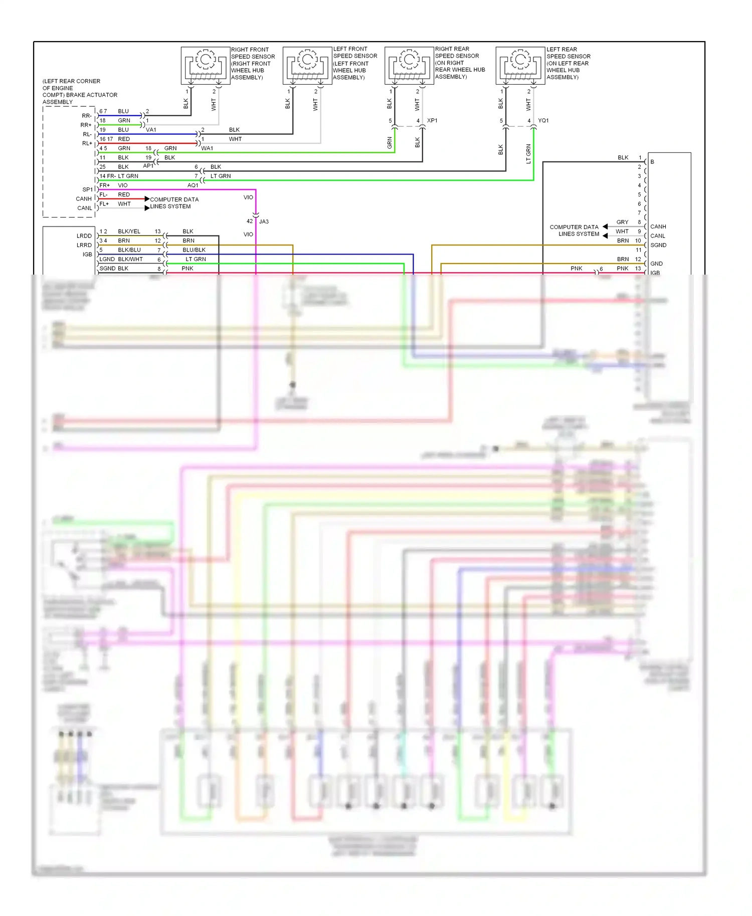 Lexus IS II facelift 2 (2010-2016) mode wiring diagram  (3 of 7)