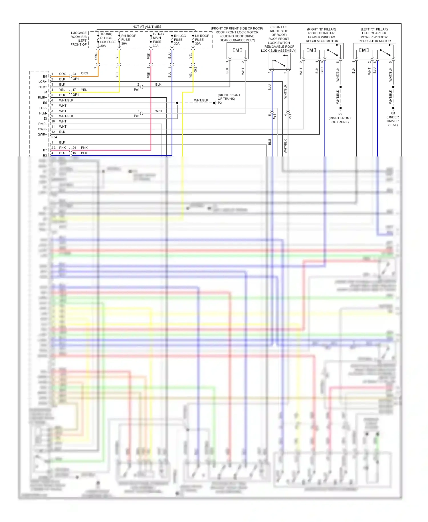 Wiring diagram mpm- for Lexus IS II facelift 2 (2010-2016) (1 of 1)