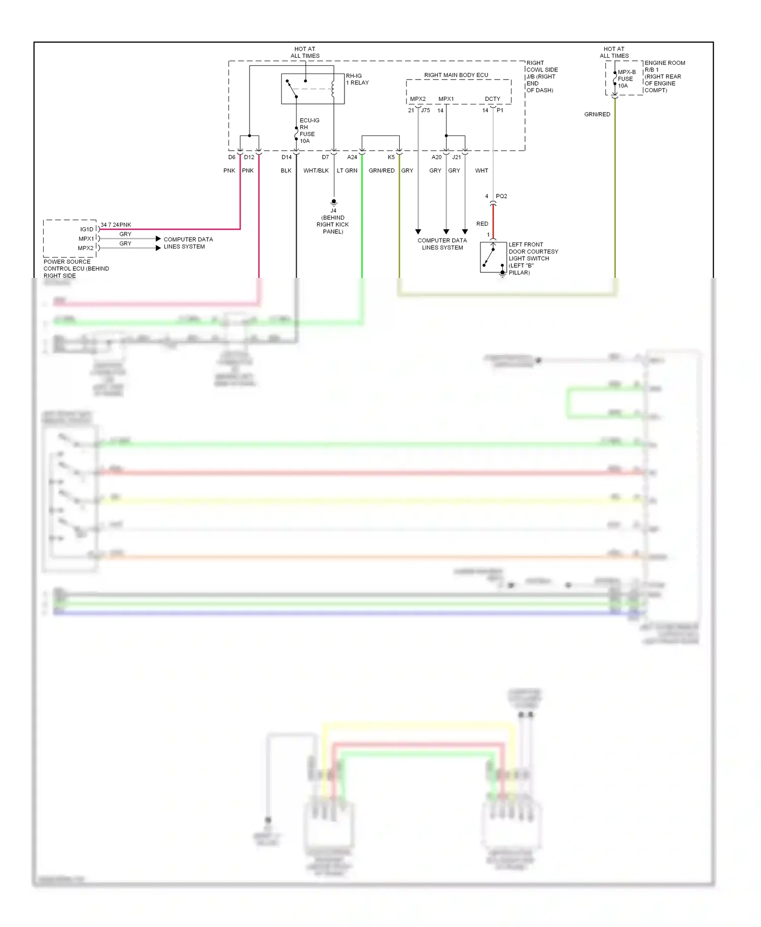 Wiring diagram org/ for Lexus IS II facelift 2 (2010-2016) (85 of 166)