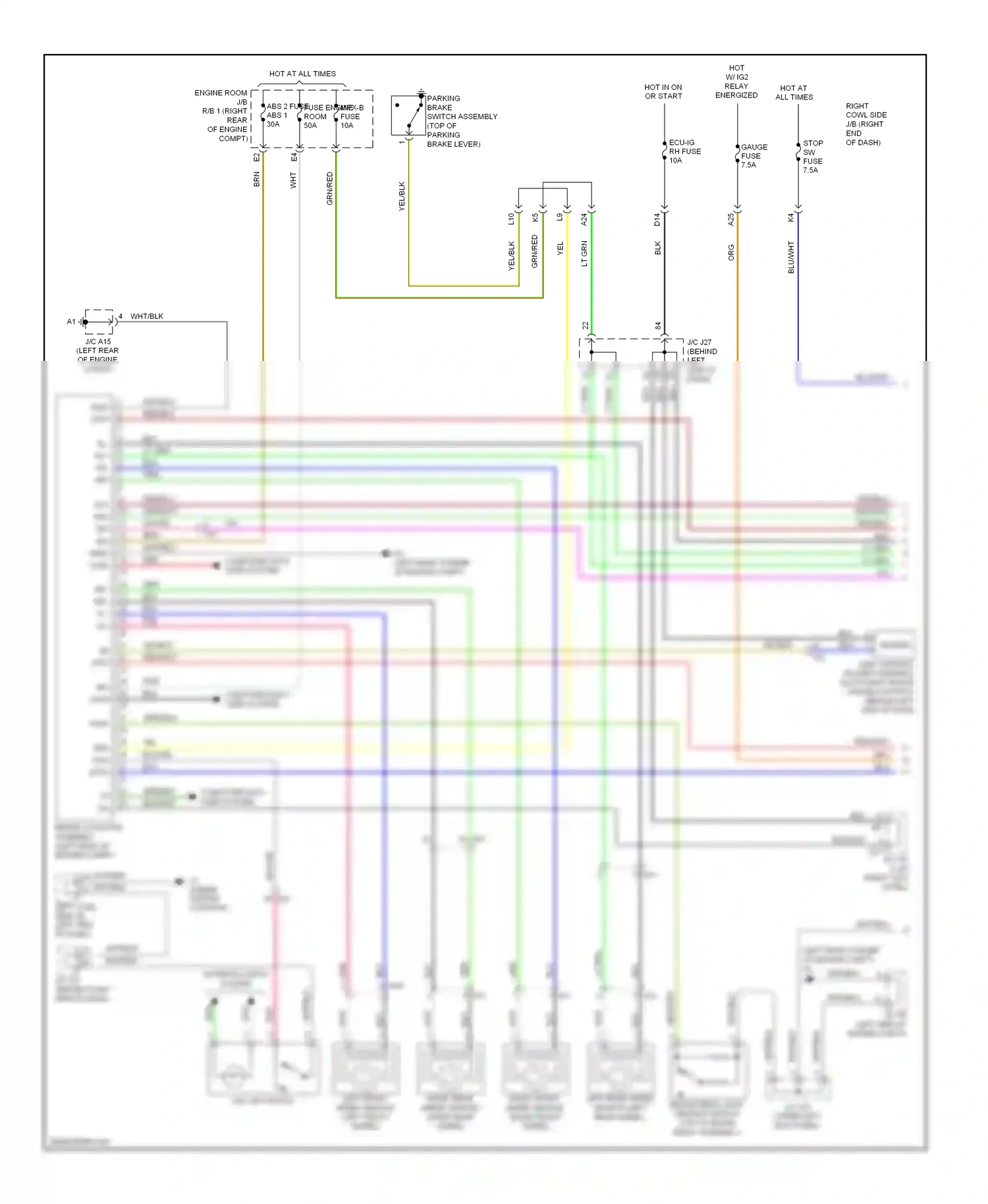 Wiring diagram red for Lexus IS II facelift 2 (2010-2016) (1 of 232)