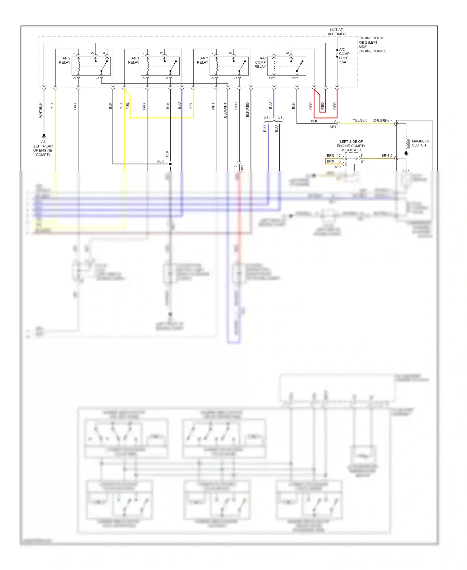 Wiring diagram red for Lexus IS II facelift 2 (2010-2016) (5 of 232)