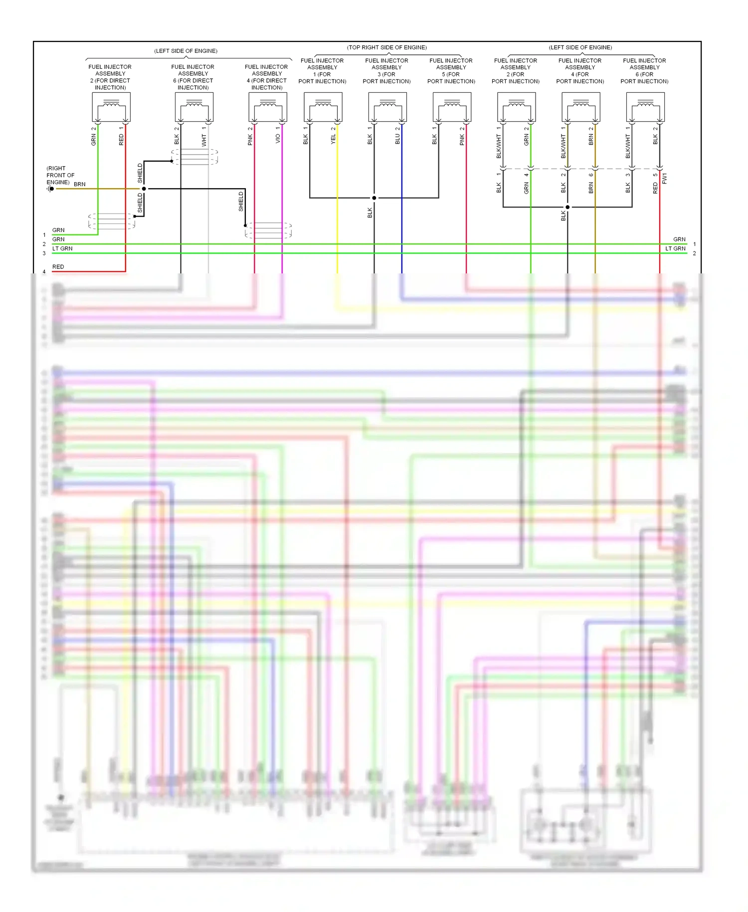 Lexus IS II facelift 2 (2010-2016) shield wiring diagram  (40 of 47)