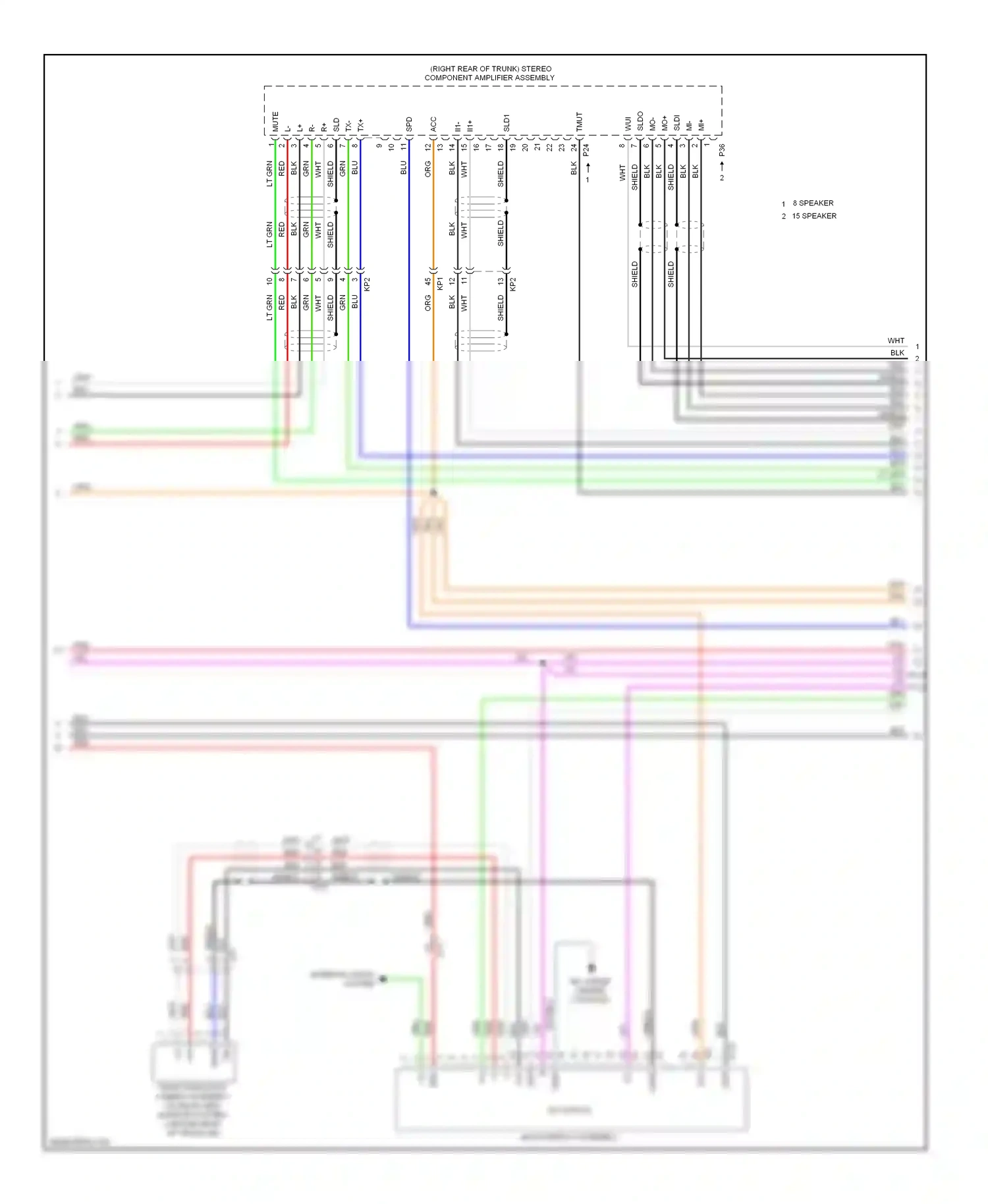 Lexus IS II facelift 2 (2010-2016) shield wiring diagram  (3 of 47)