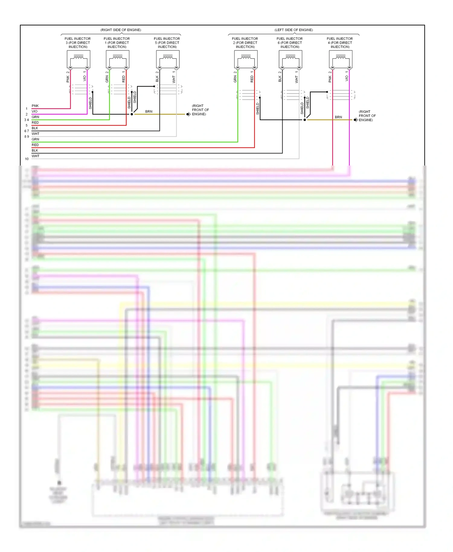 Lexus IS II facelift 2 (2010-2016) shield wiring diagram  (10 of 47)