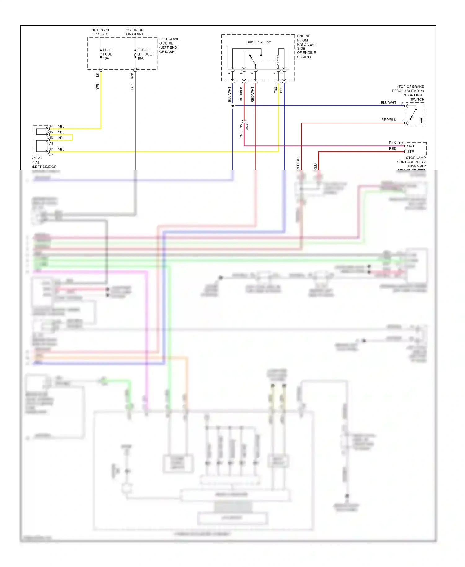 Wiring diagram slip ind for Lexus IS II facelift 2 (2010-2016) (1 of 1)