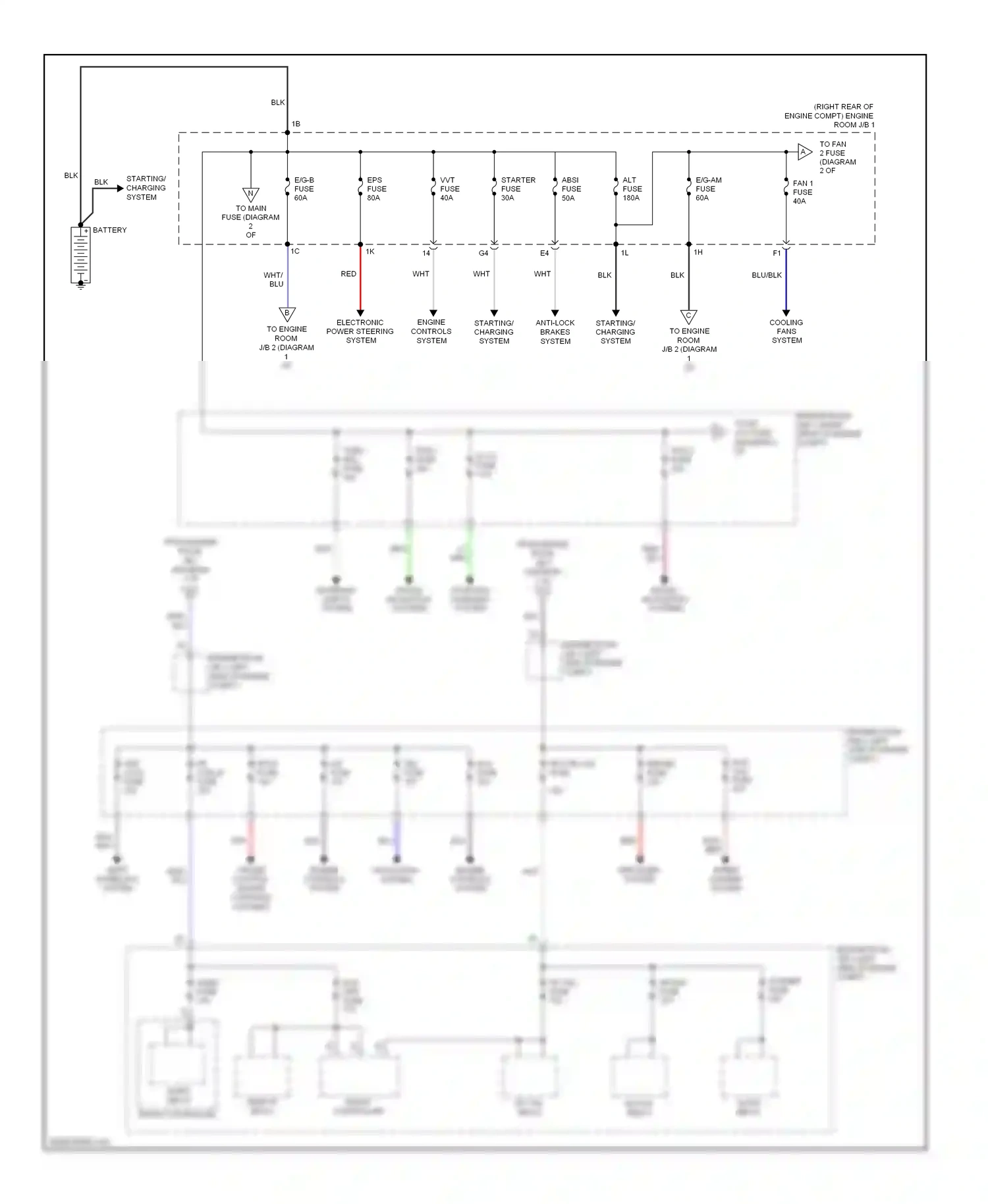 Wiring diagram wiper/ washer system for Lexus IS II facelift 2 (2010-2016) (1 of 1)