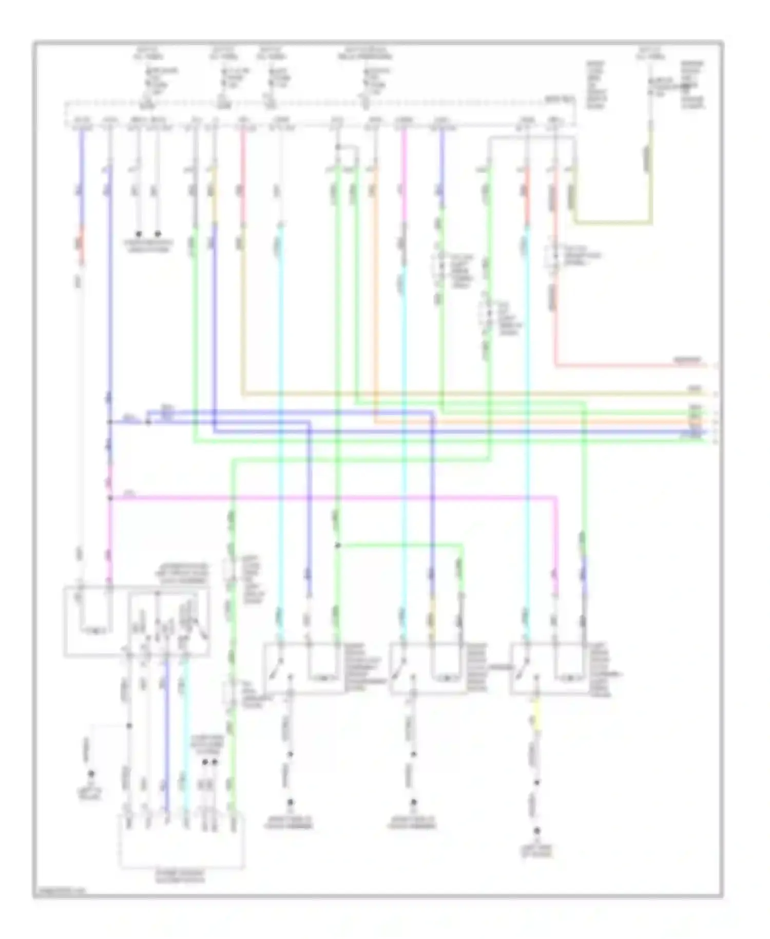 IS Lexus II facelift (2008-2010): Anti-theft circuit, without smart key system (1 of 4)