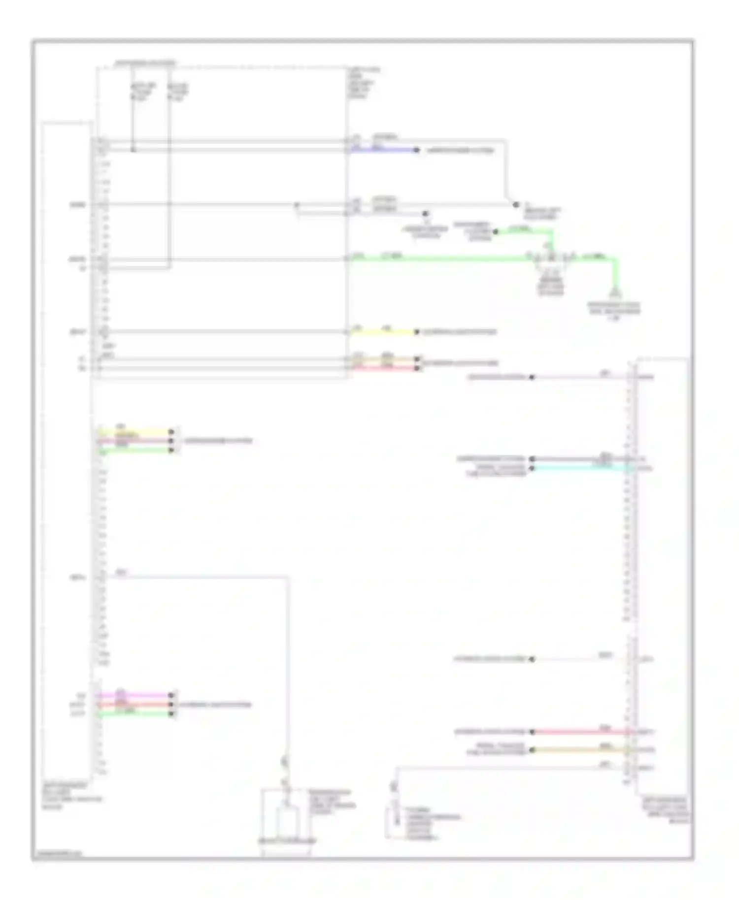 IS Lexus II facelift (2008-2010): Body ecu circuit (2 of 2)