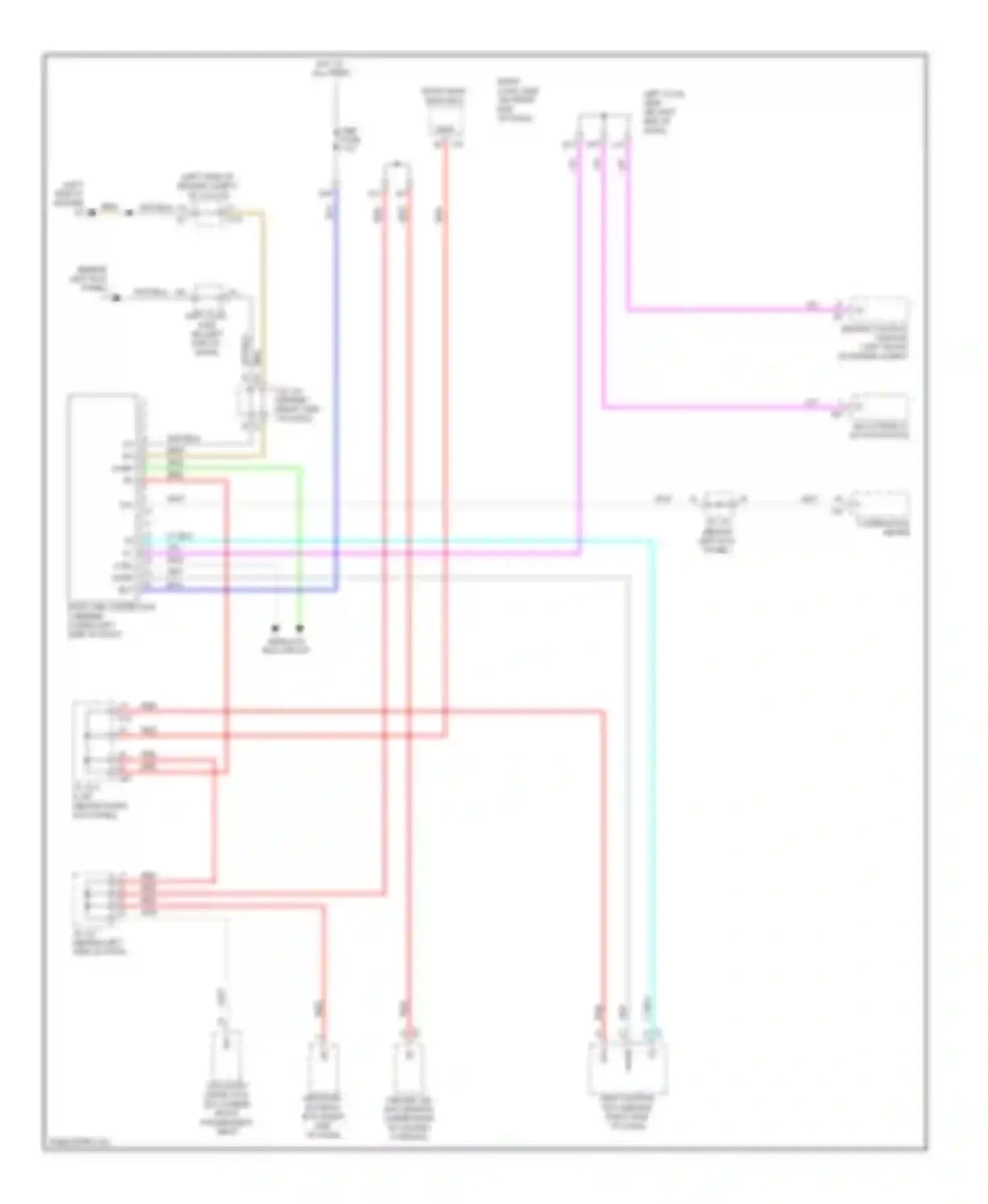 IS Lexus II facelift (2008-2010): Data link connector circuit