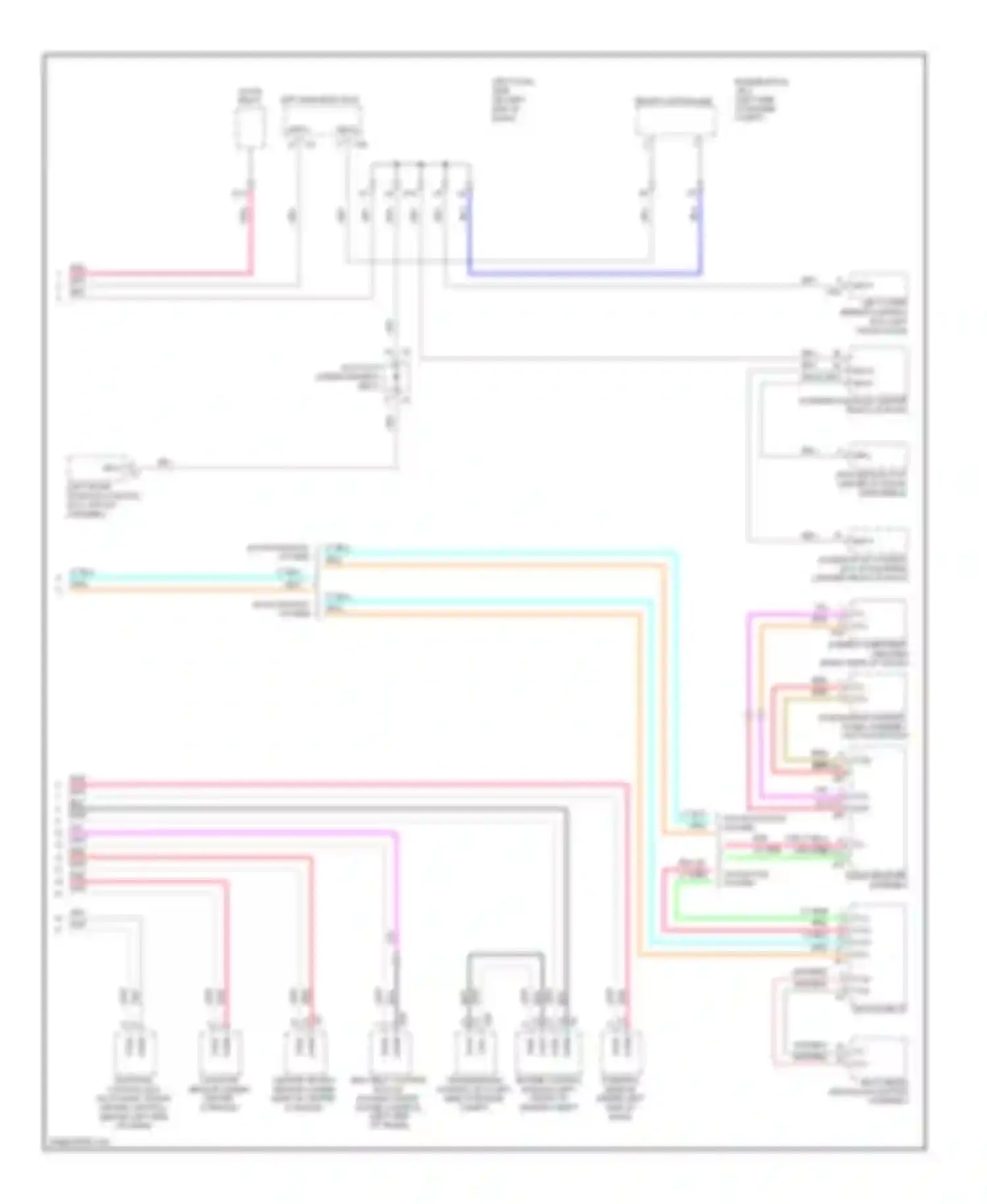 IS Lexus II facelift (2008-2010): High/low bus circuit (3 of 3)