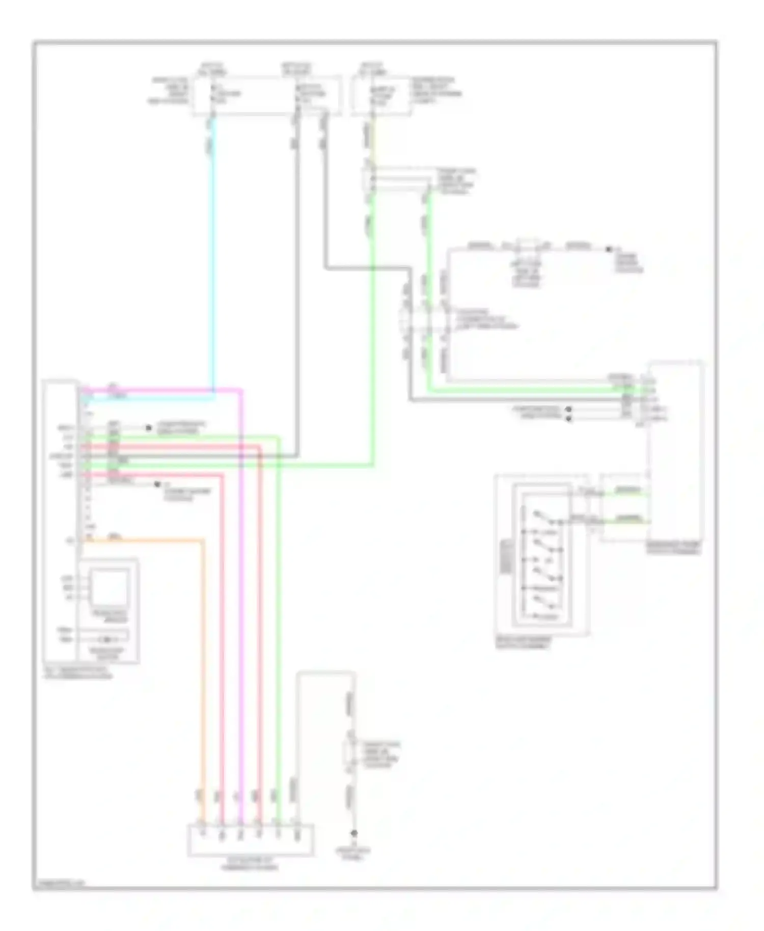 IS Lexus II facelift (2008-2010): Power tilt steering column circuit