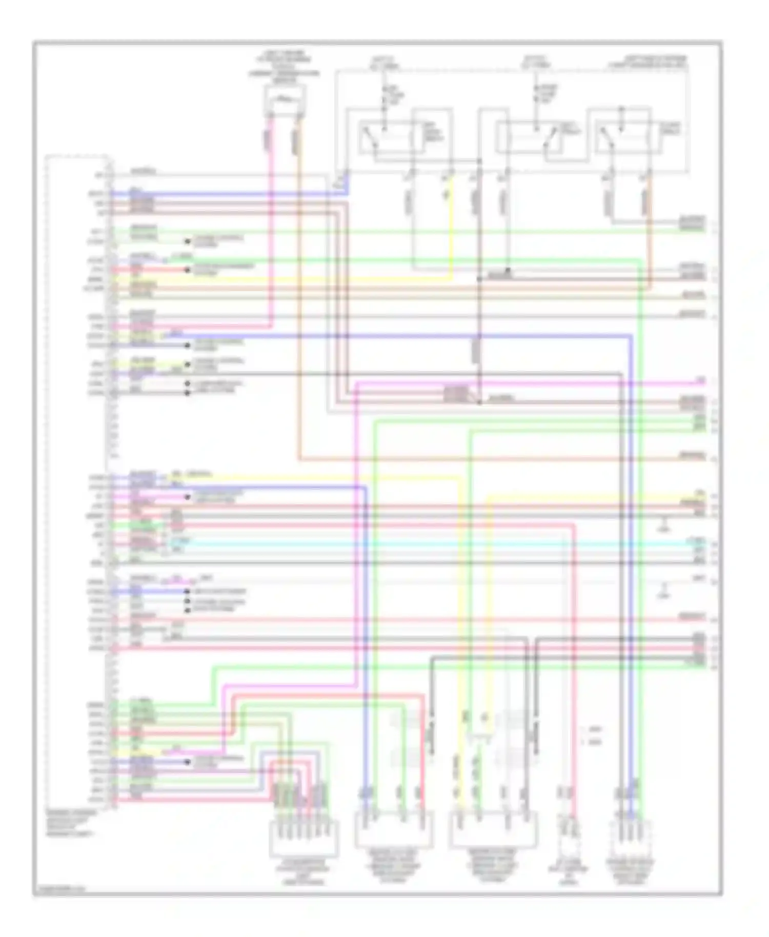 IS Lexus II facelift (2008-2010): Wiring diagram engine performance 2.5l (1 of 8)