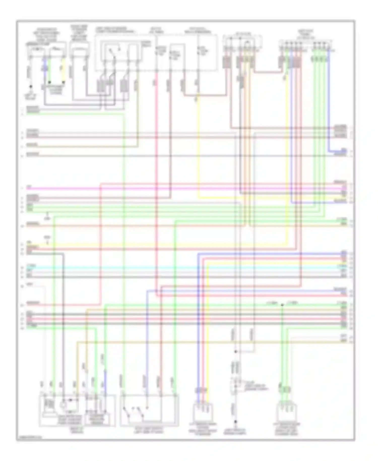 IS Lexus II facelift (2008-2010): Wiring diagram engine performance 2.5l (2 of 8)