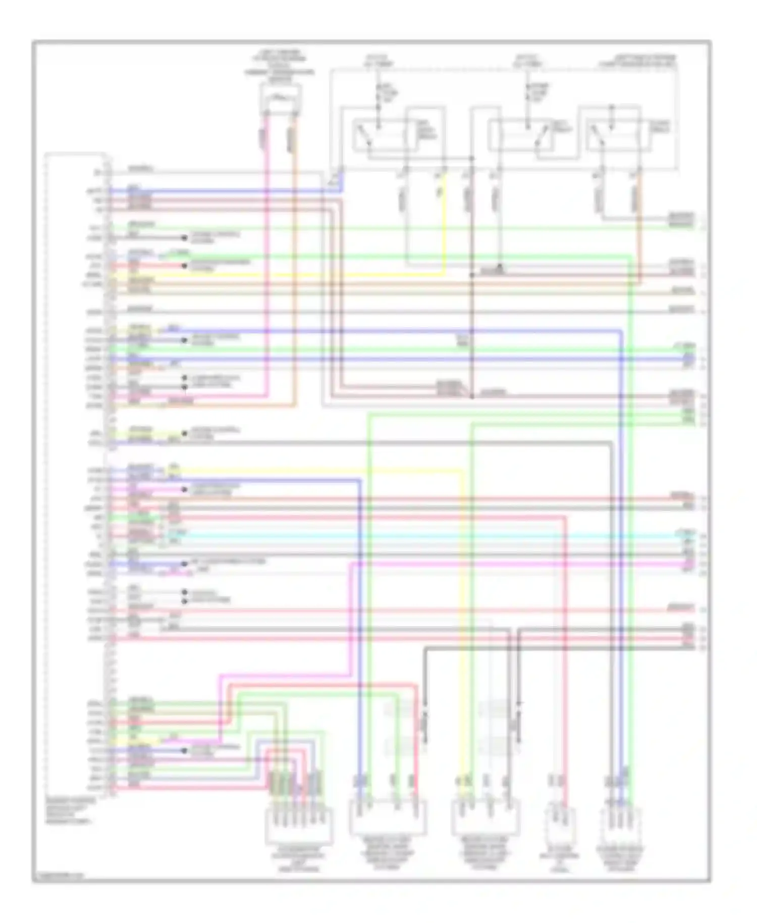 IS Lexus II facelift (2008-2010): Wiring diagram engine performance 3.5l (1 of 8)